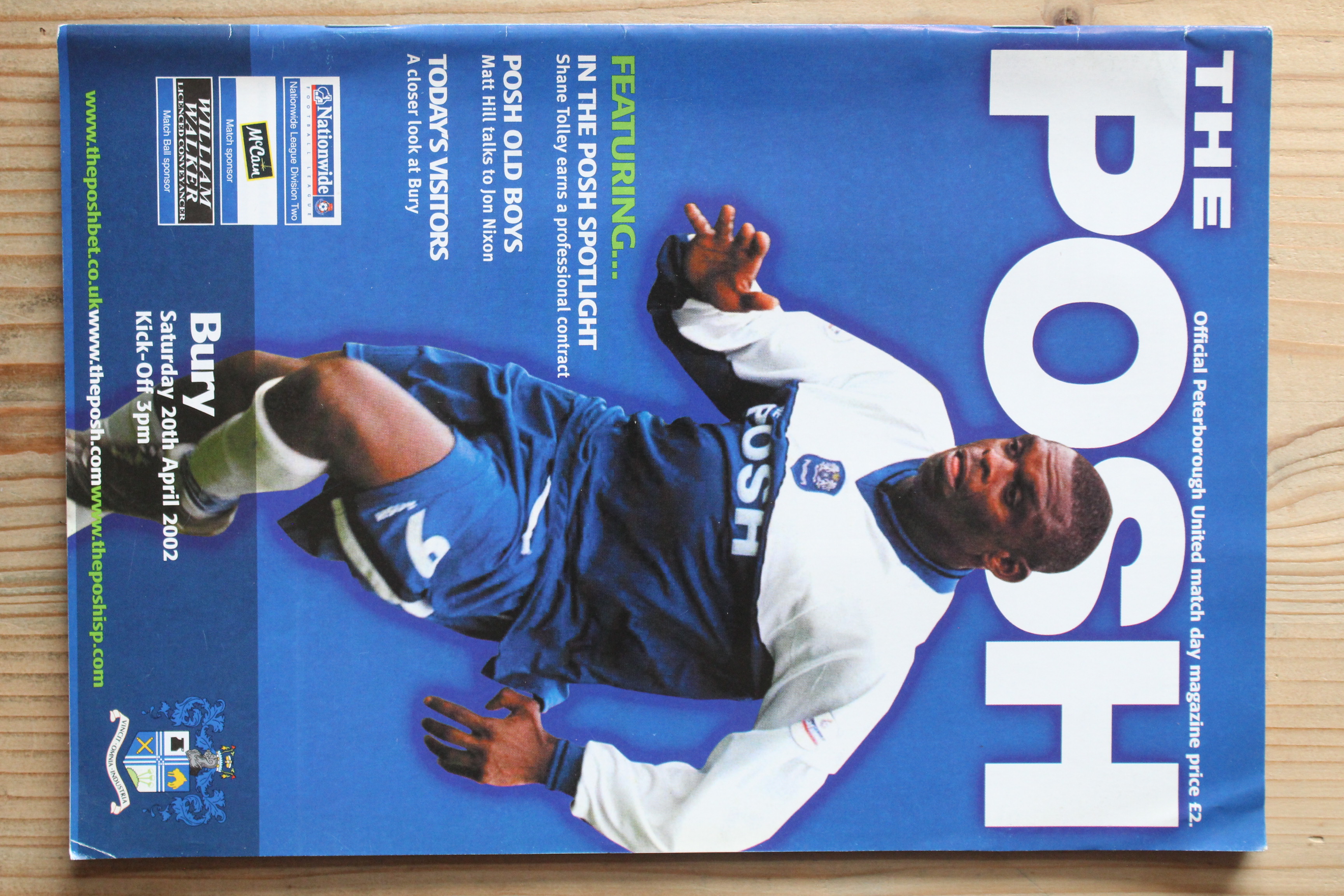 Peterborough United FC v Bury FC