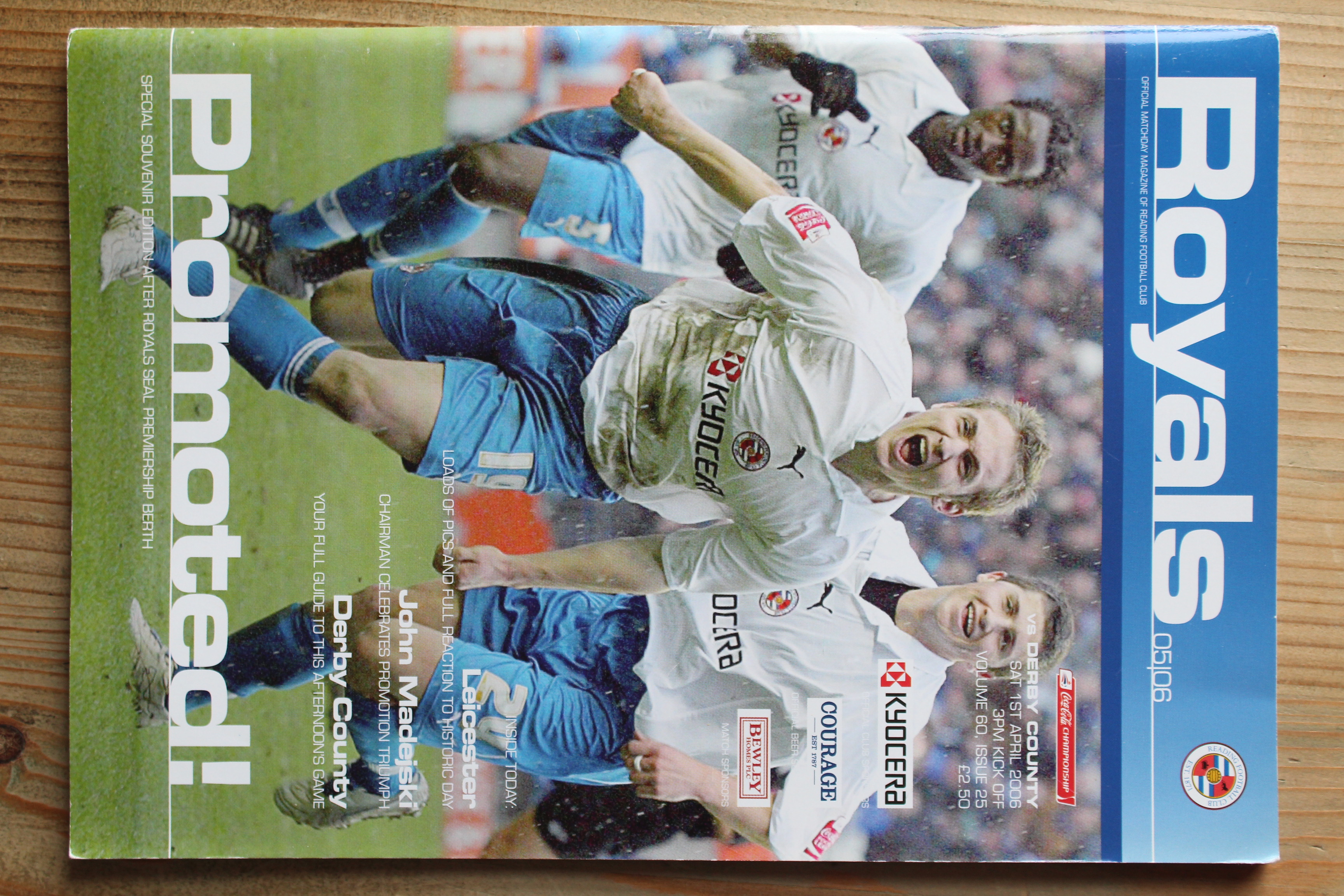 Reading FC v Derby County FC