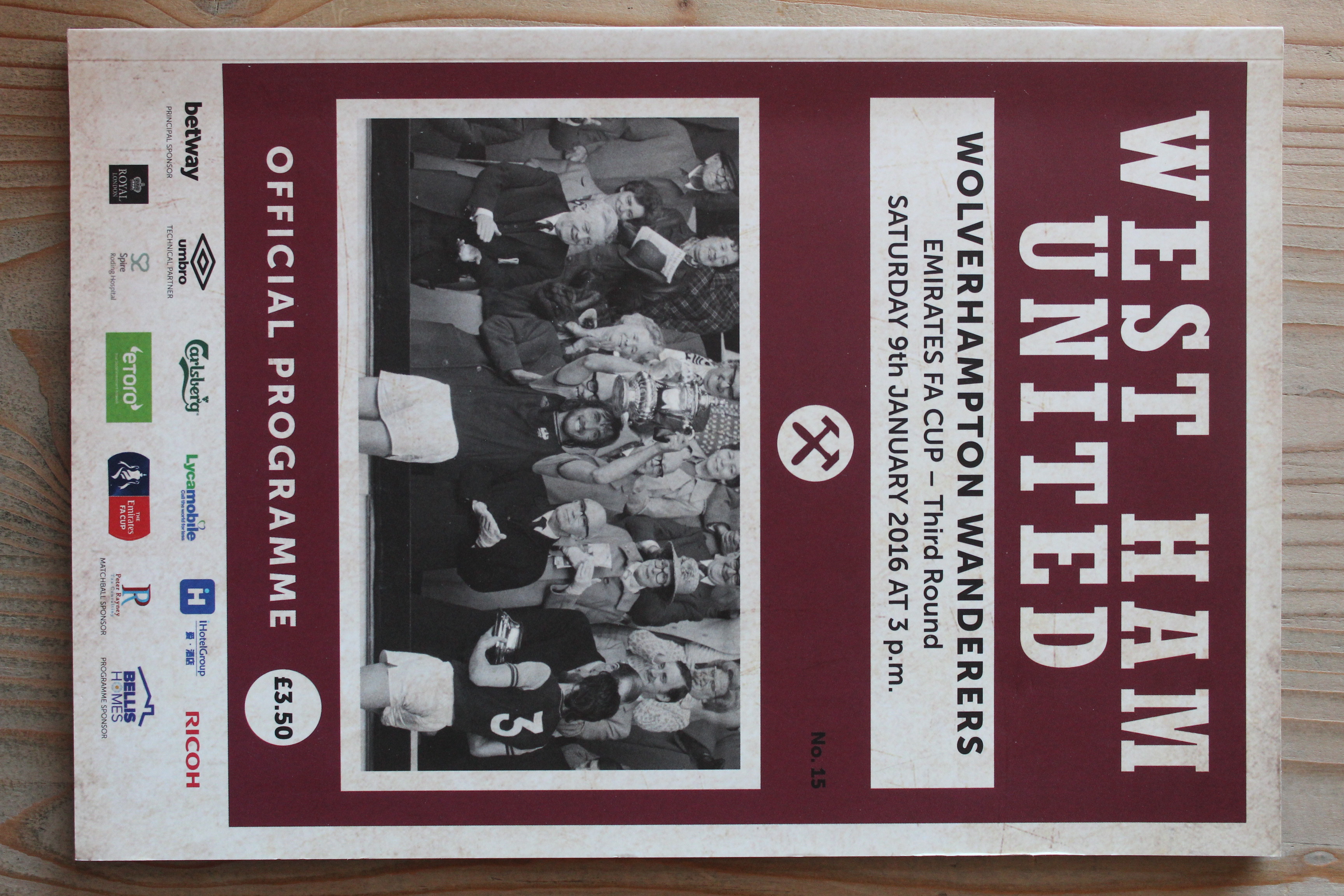 West Ham United FC v Wolverhampton Wanderers FC