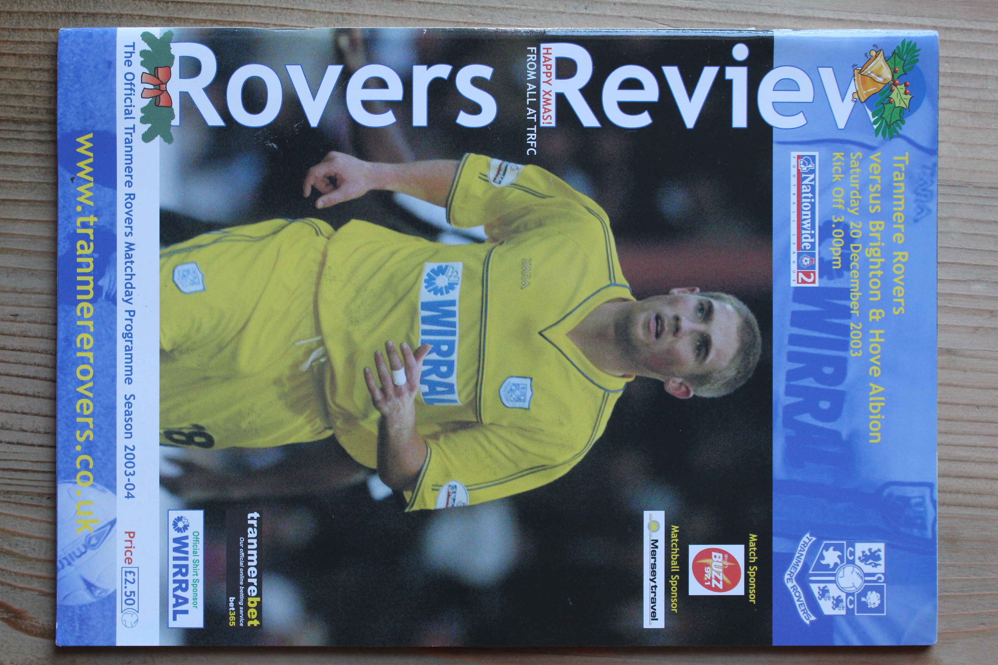 Tranmere Rovers FC v Brighton & Hove Albion FC