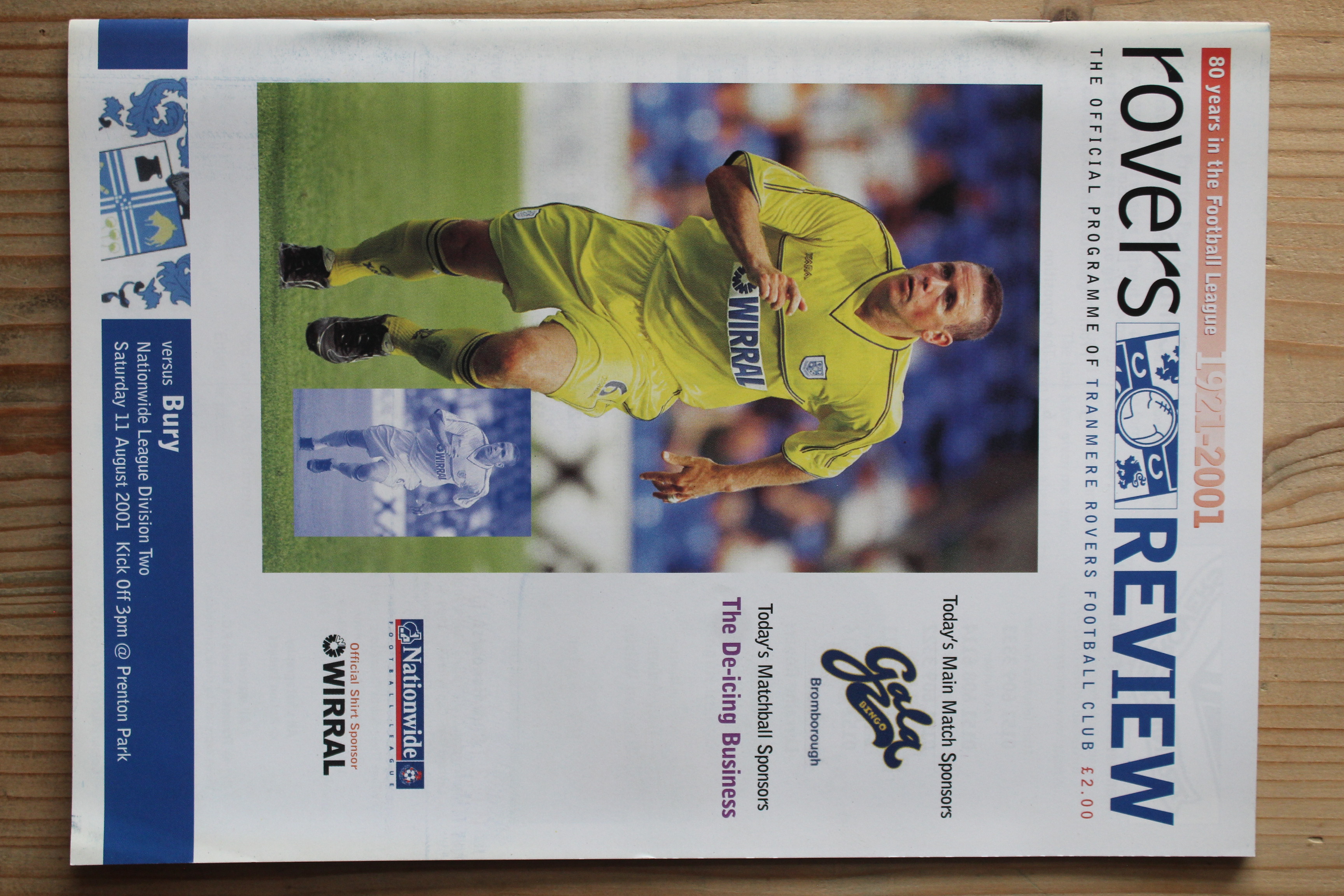 Tranmere Rovers FC v Bury FC