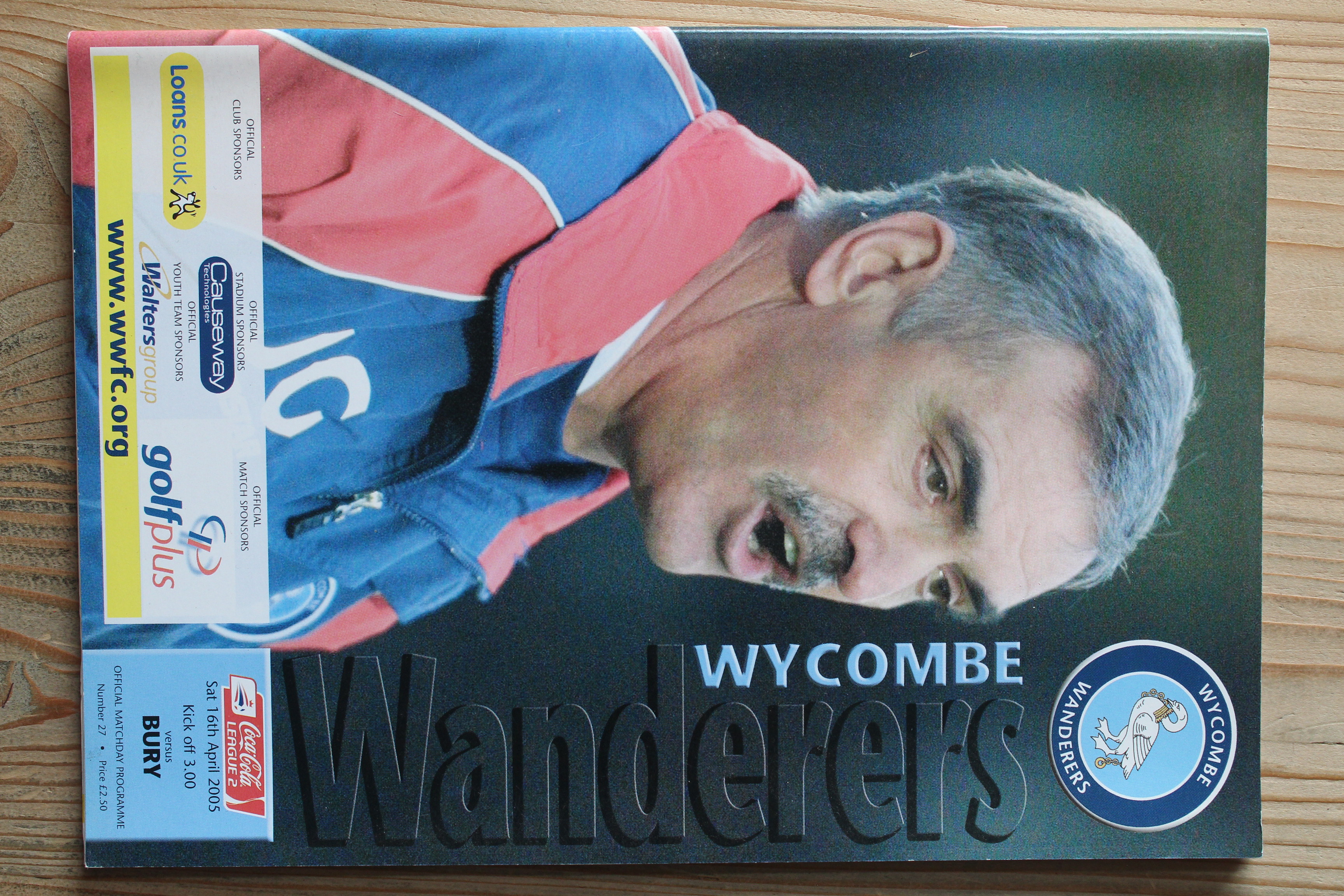 Wycombe Wanderers FC v Bury FC