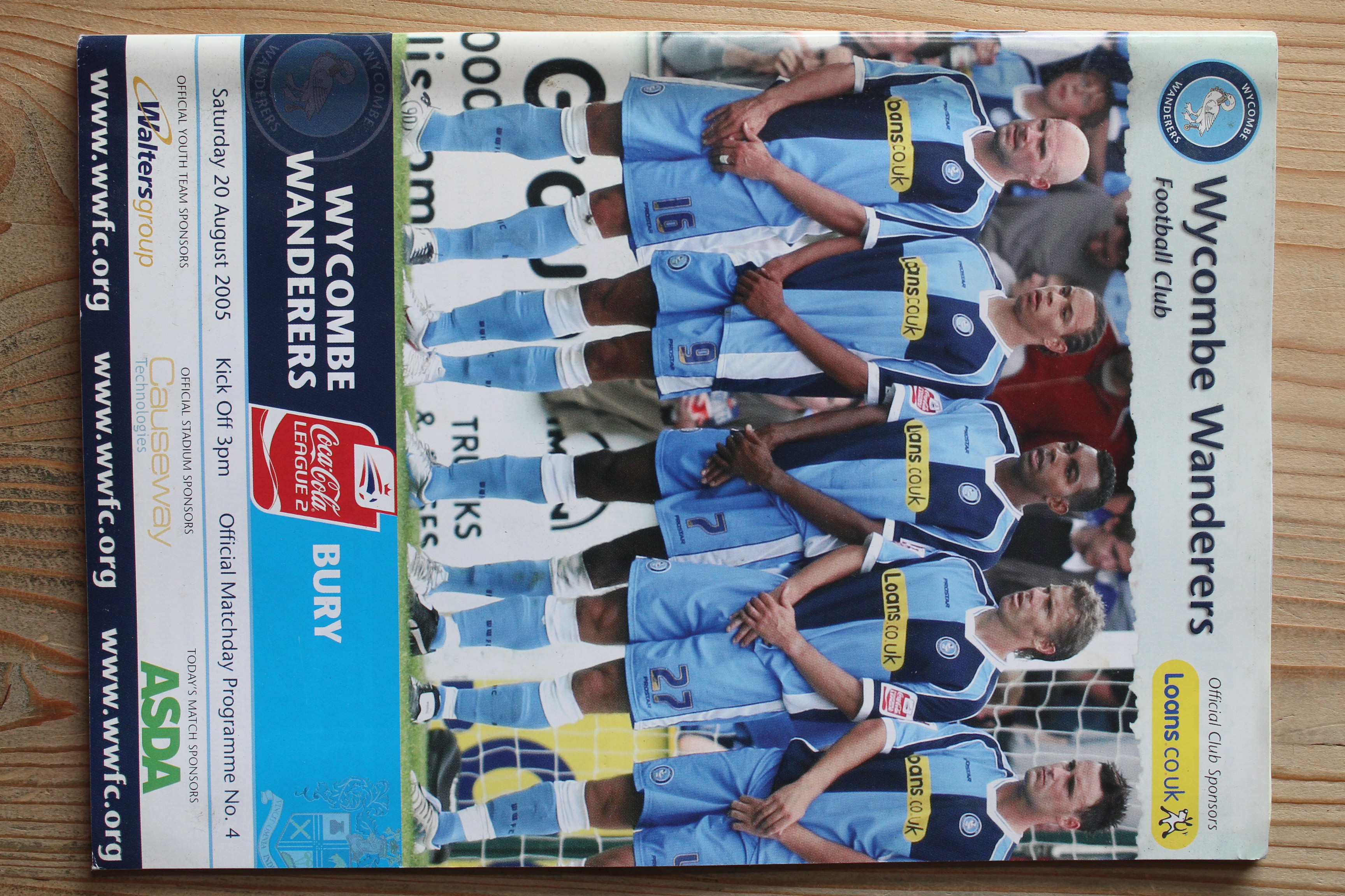 Wycombe Wanderers FC v Bury FC