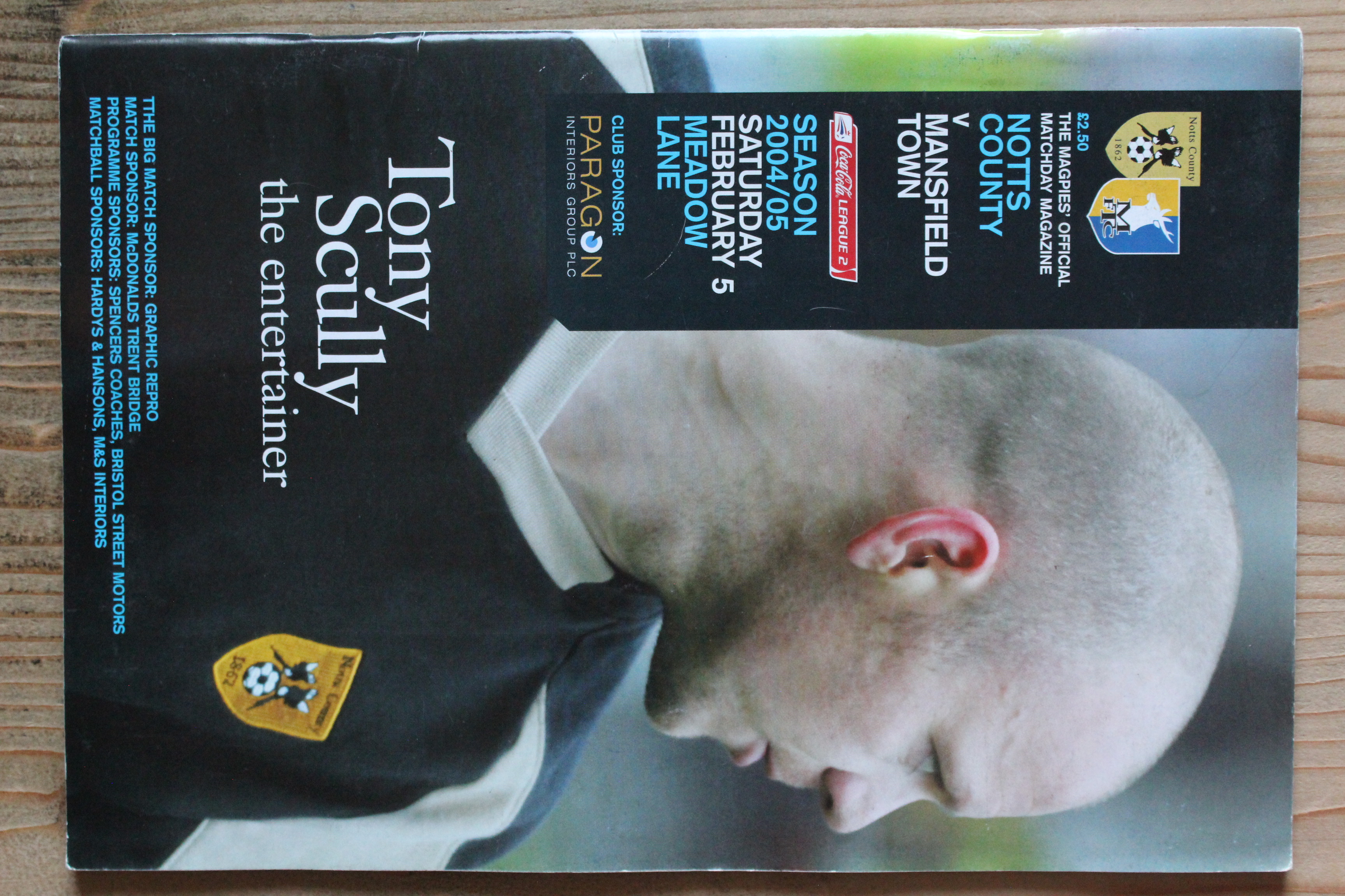 Notts County FC v Mansfield Town FC