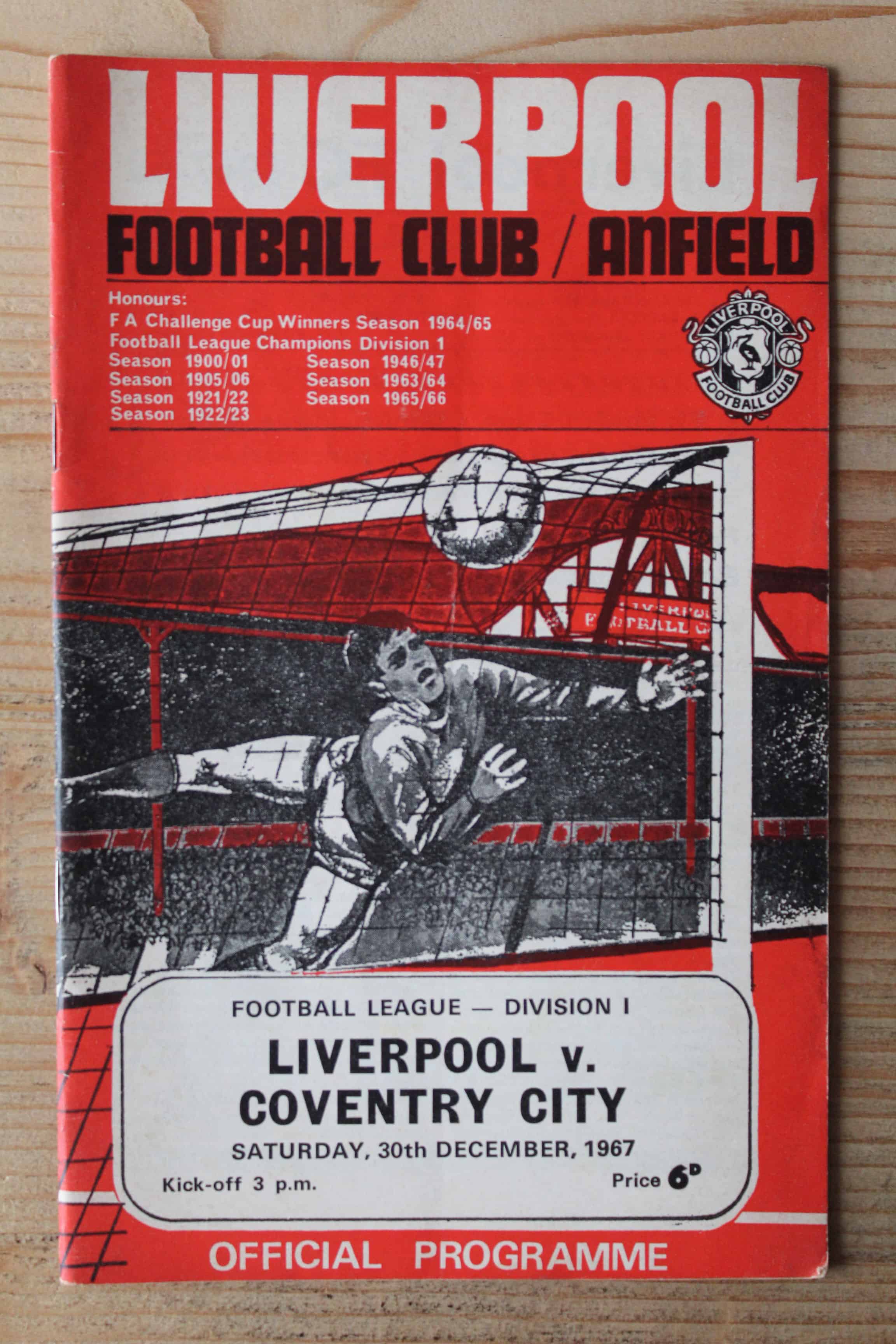 Liverpool FC v Coventry City FC