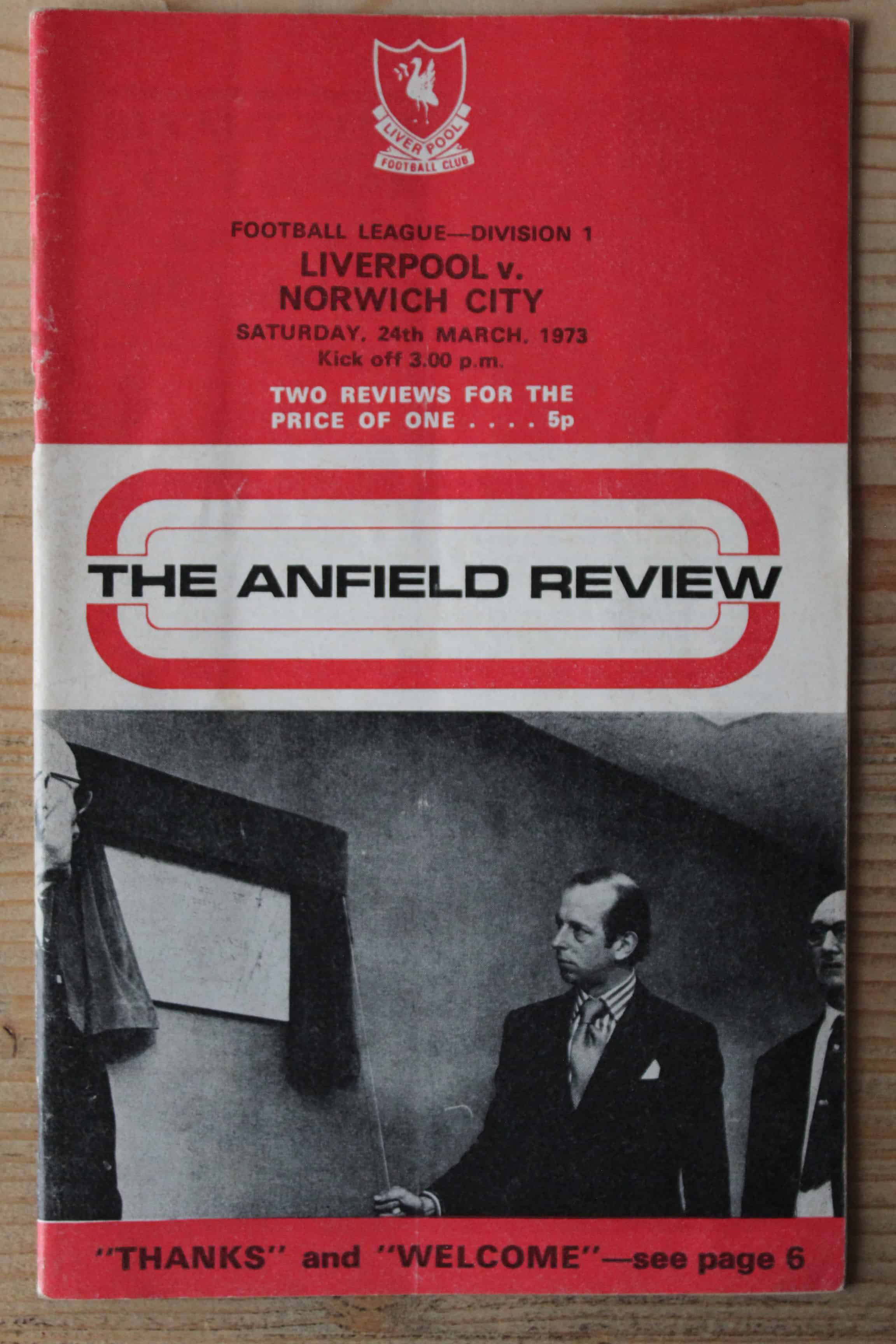 Liverpool FC v Norwich City FC