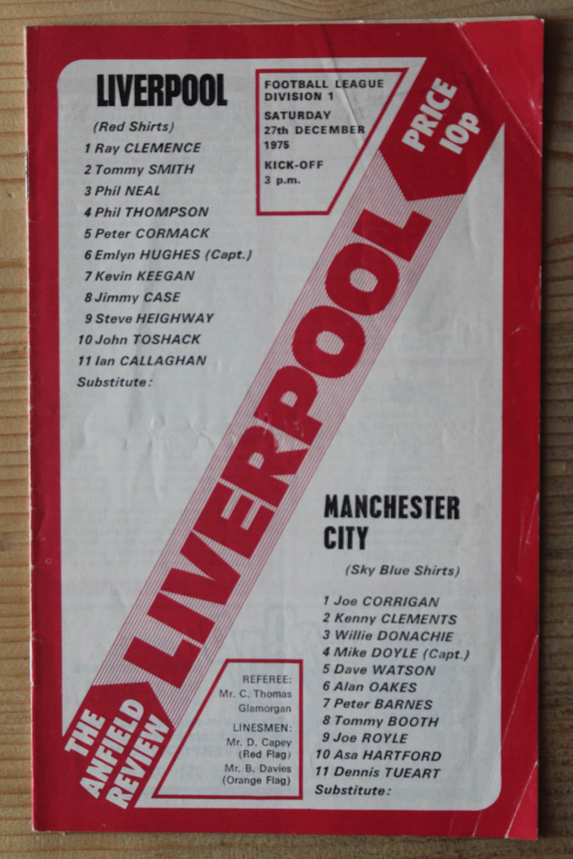 Liverpool FC v Manchester City FC