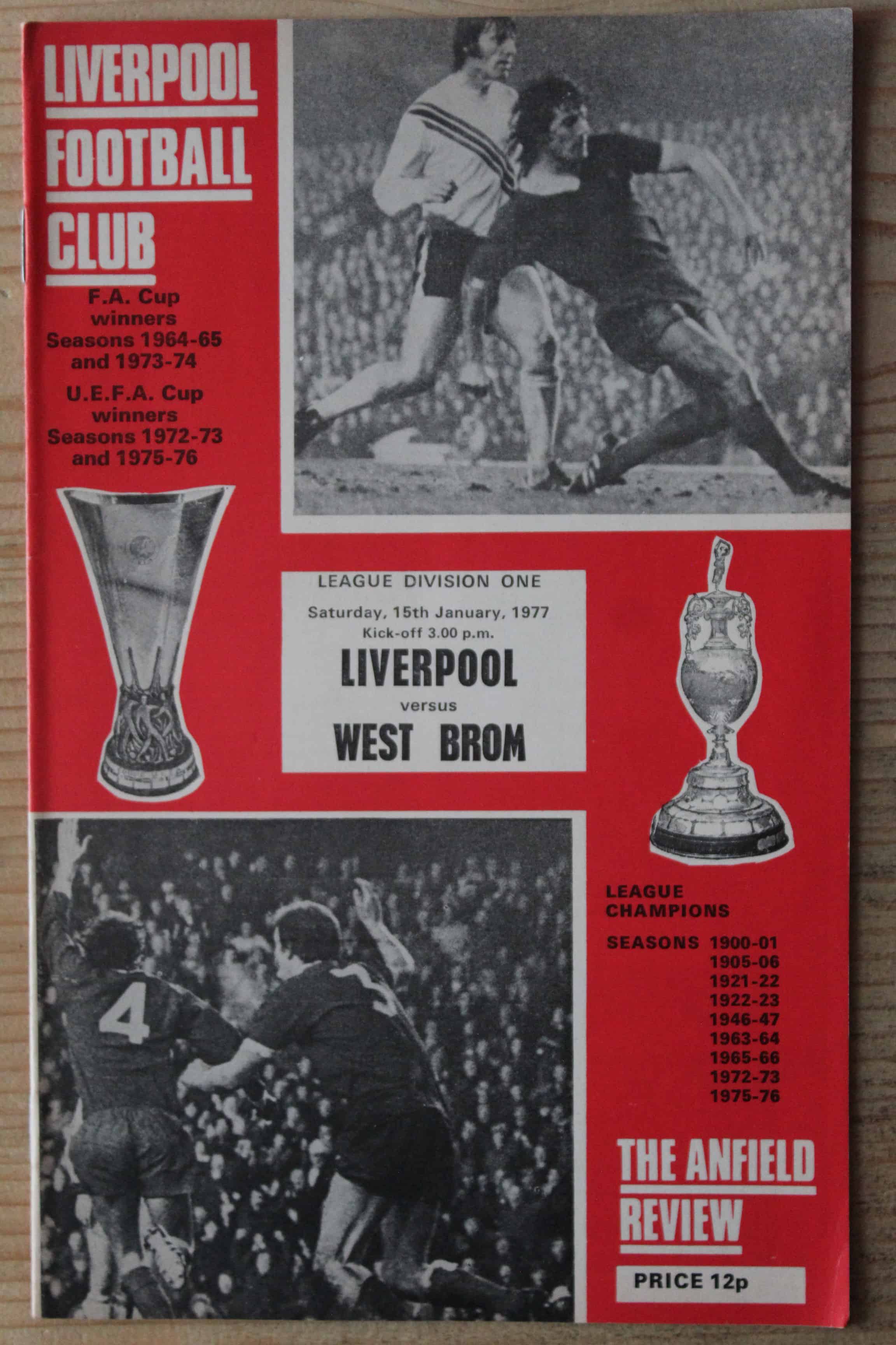 Liverpool FC v West Bromwich Albion FC 