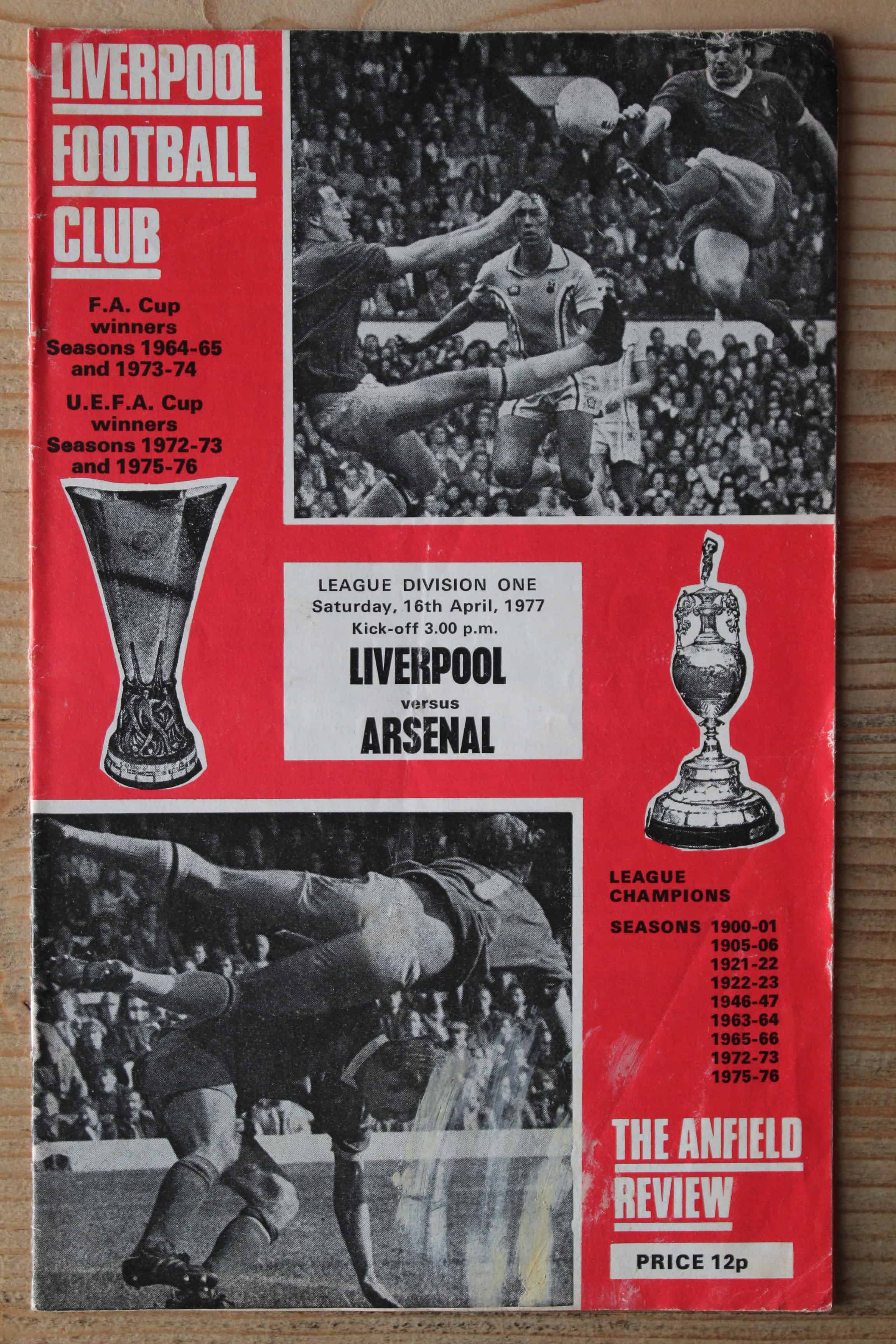 Liverpool FC v Arsenal FC