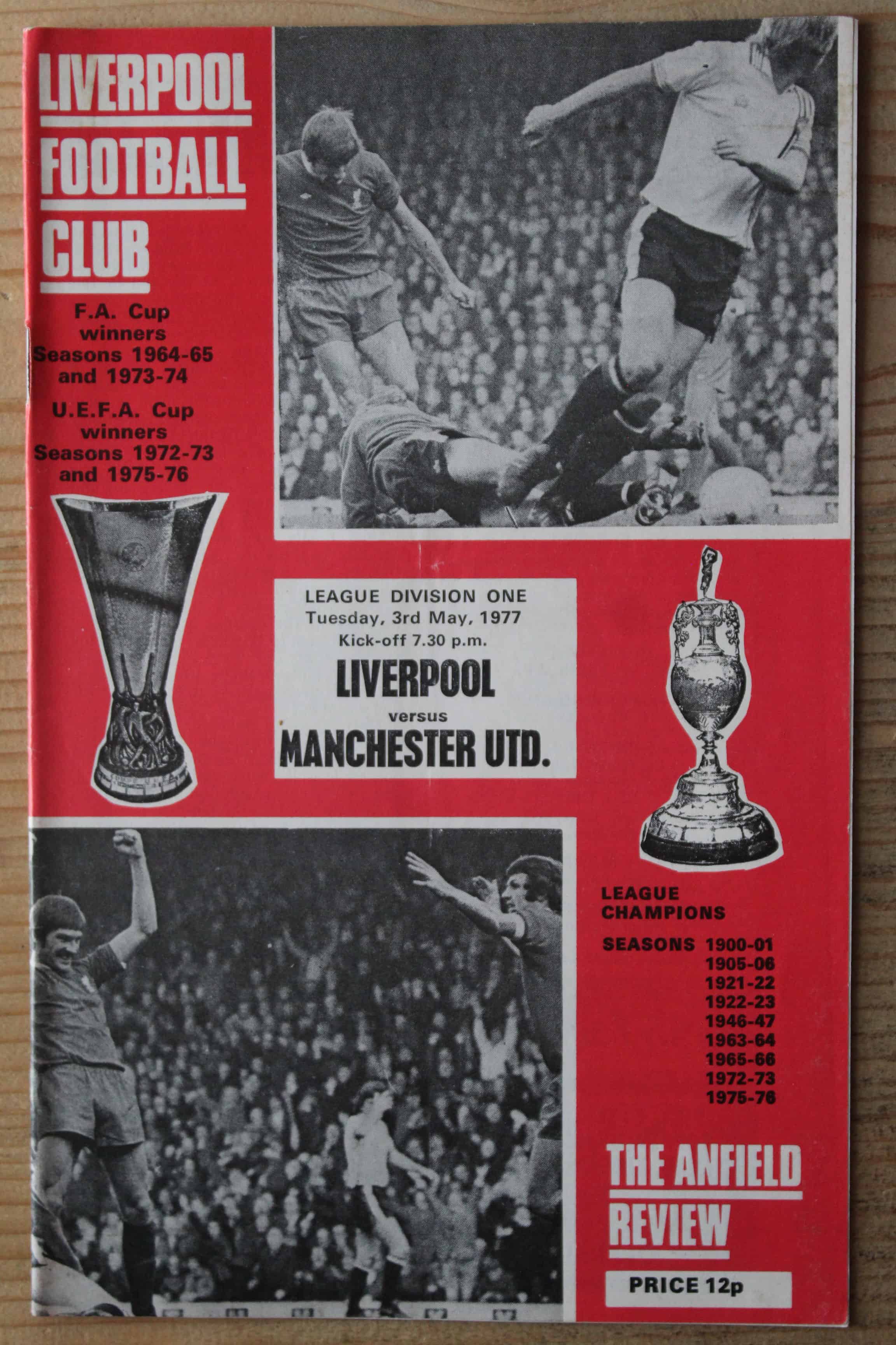 Liverpool FC v Manchester United FC