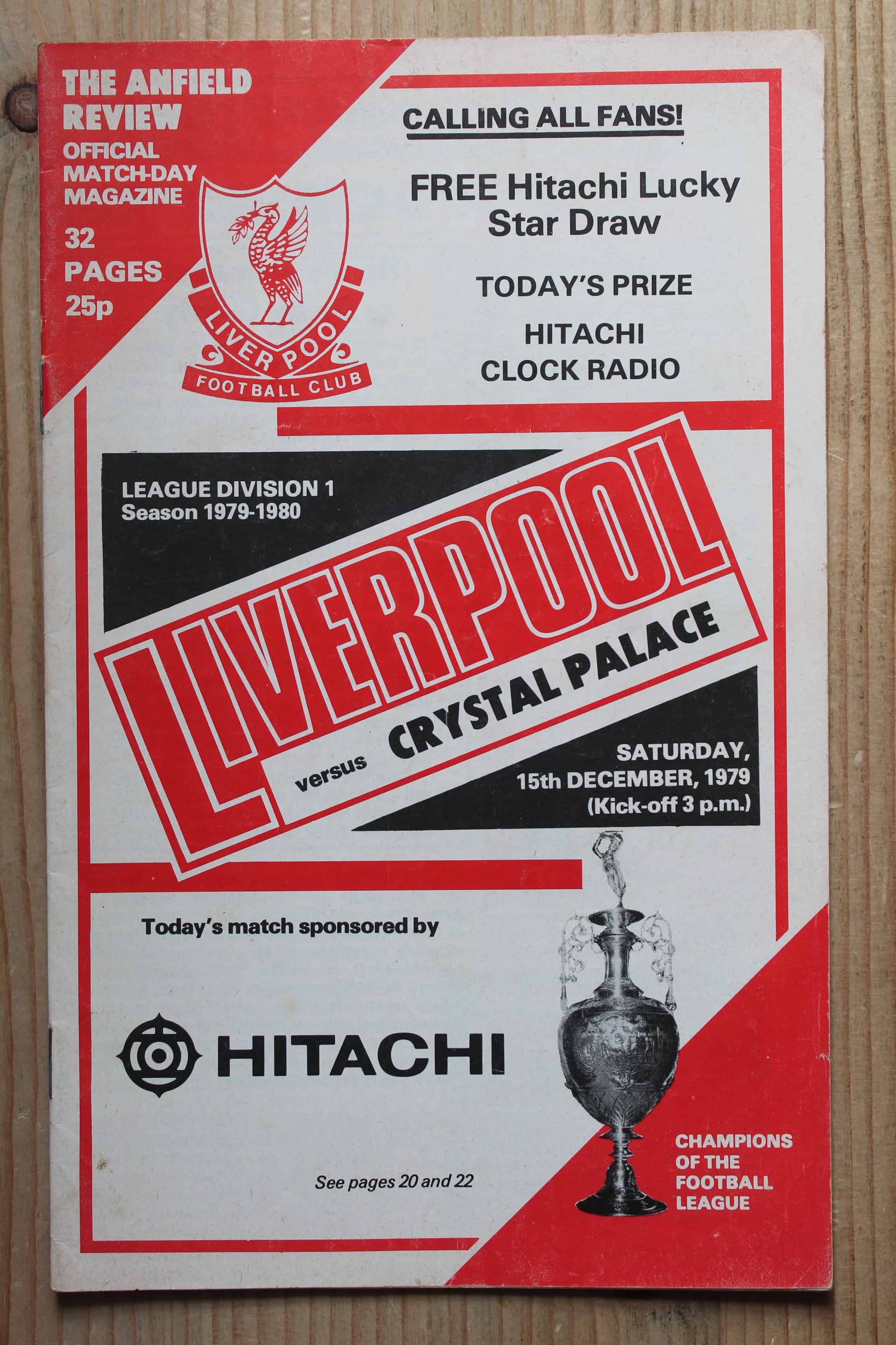 Liverpool FC v Crystal Palace FC
