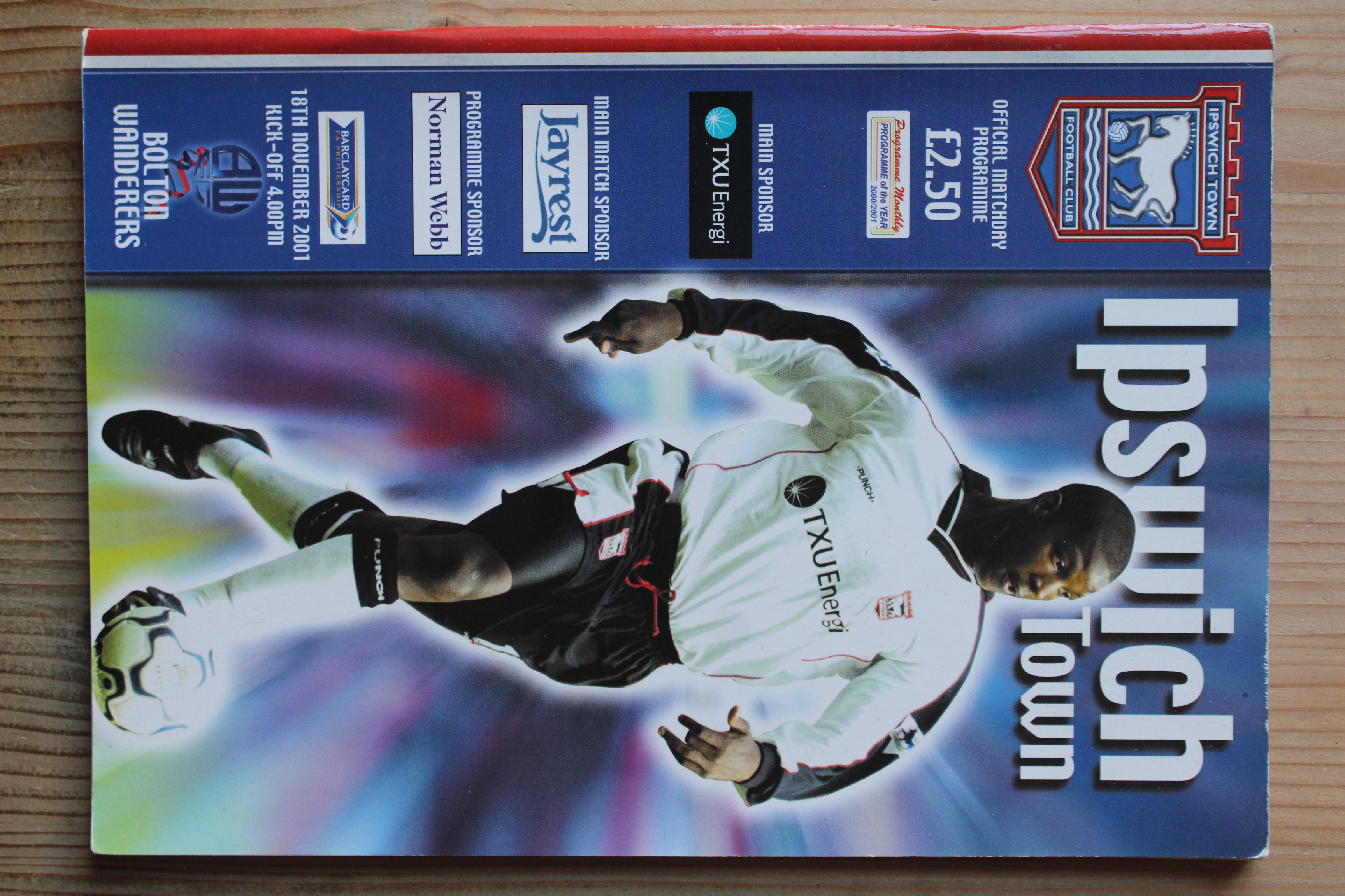 Ipswich Town FC v Bolton Wanderers FC