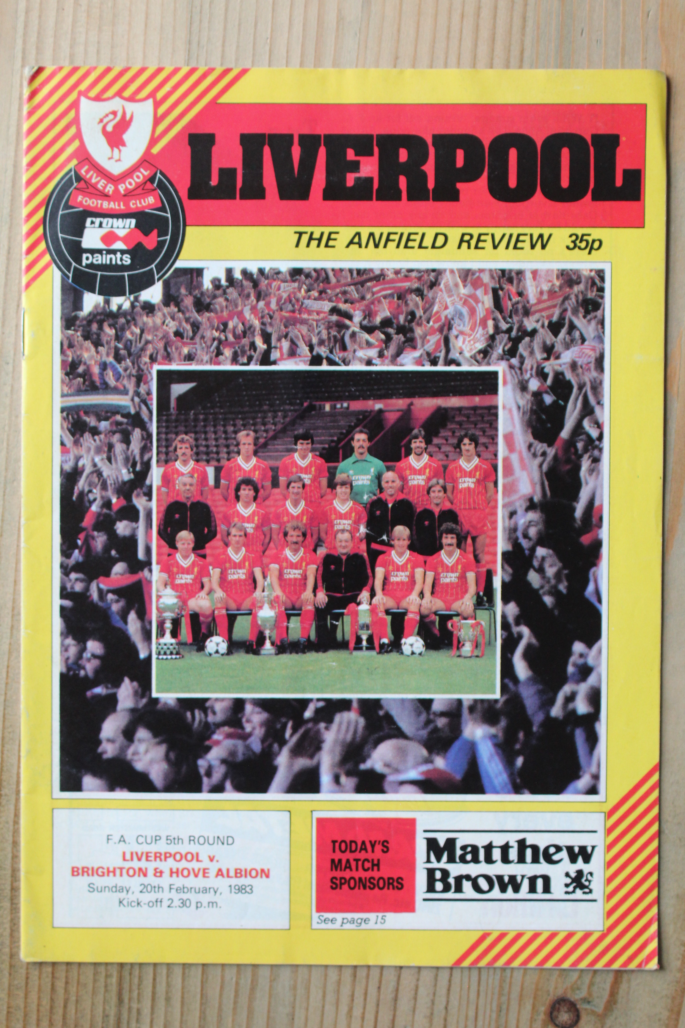 Liverpool FC v Coventry City FC