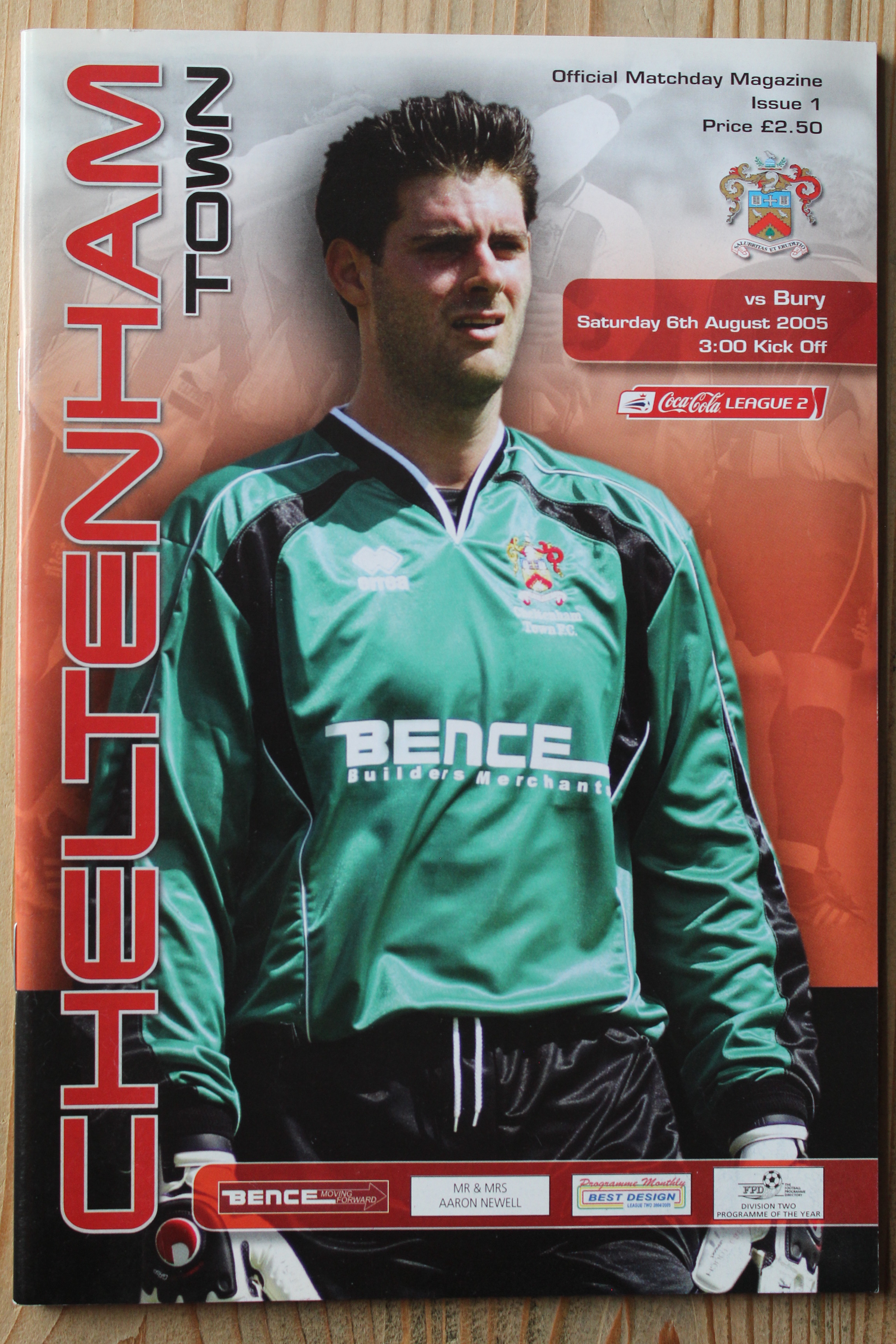 Cheltenham Town FC v Bury FC