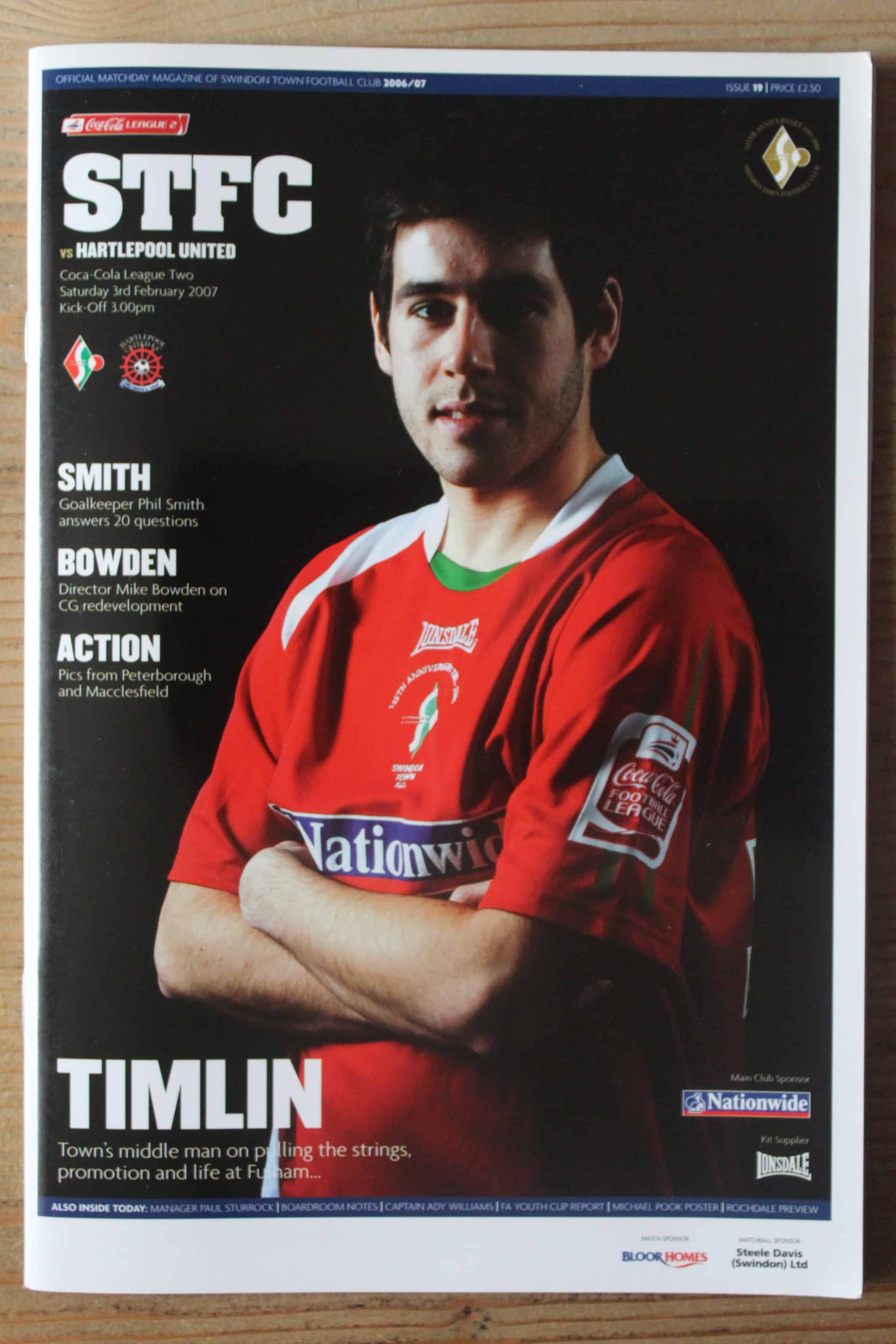 Swindon Town FC v Hartlepool United