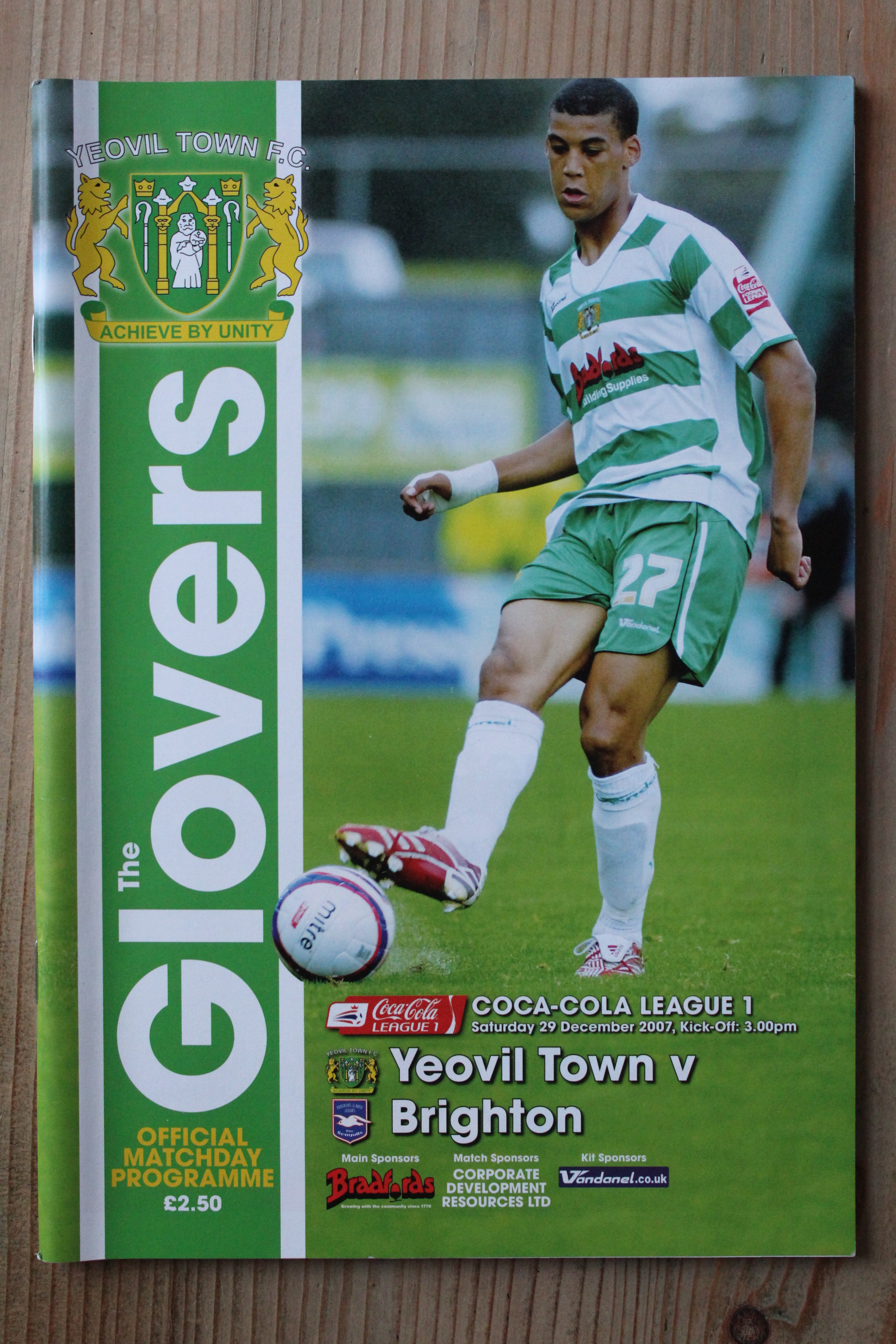 Yeovil Town FC v Brighton & Hove Albion FC