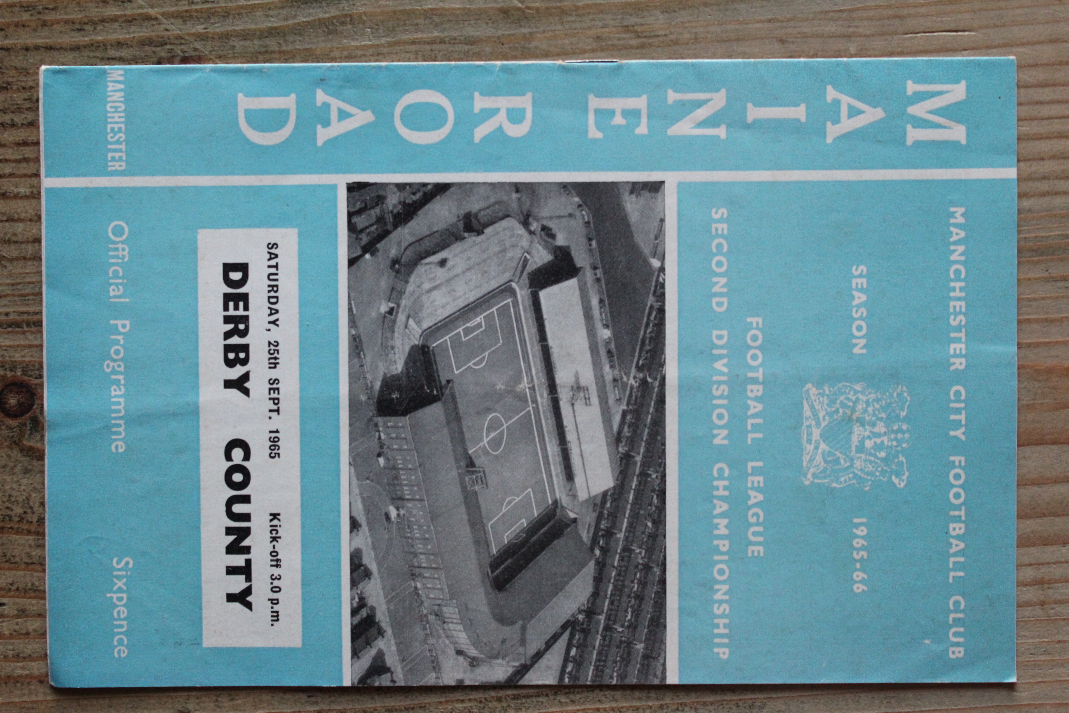 Manchester City FC v Derby County FC