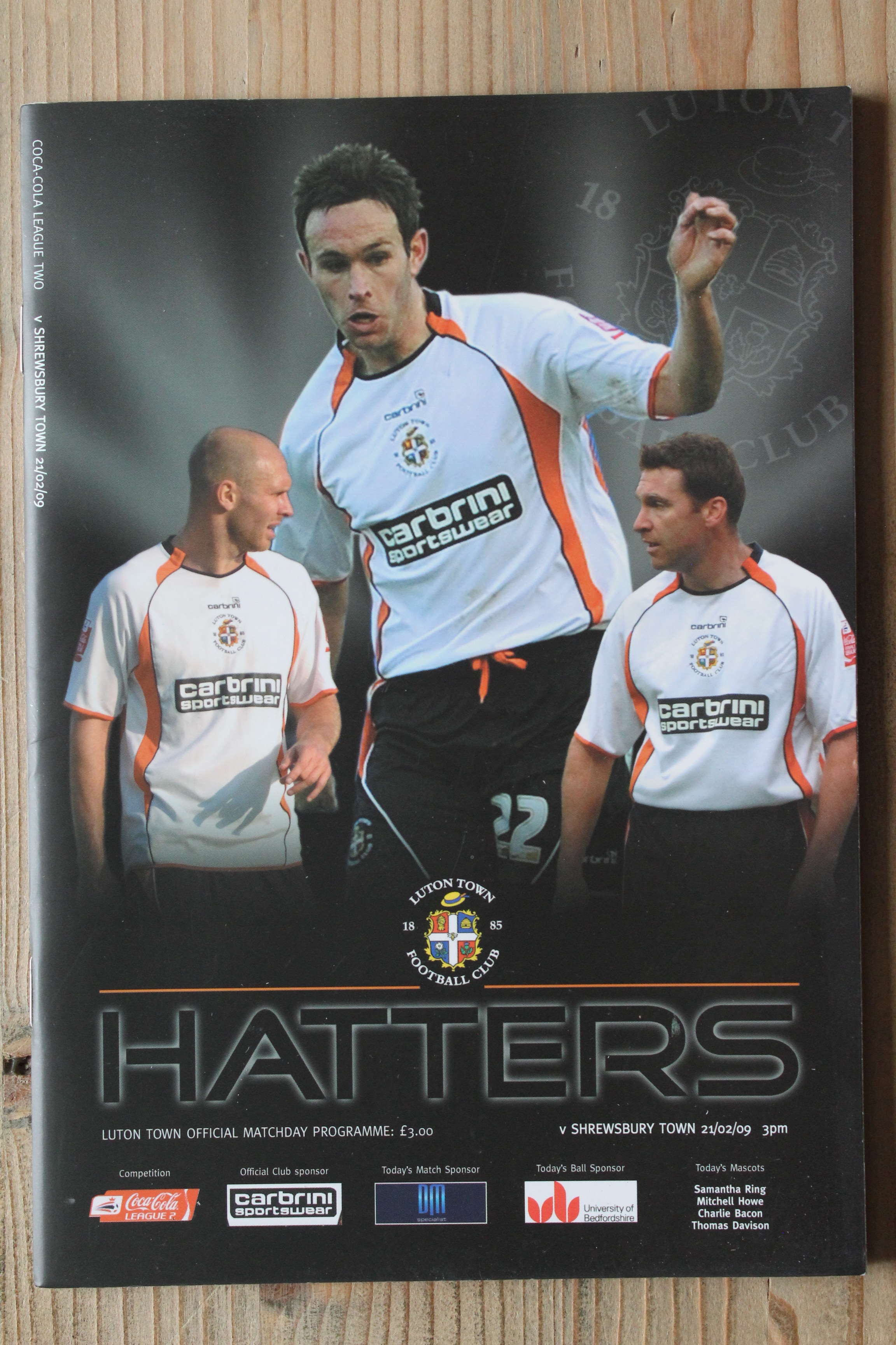 Luton Town FC v Shrewsbury Town FC