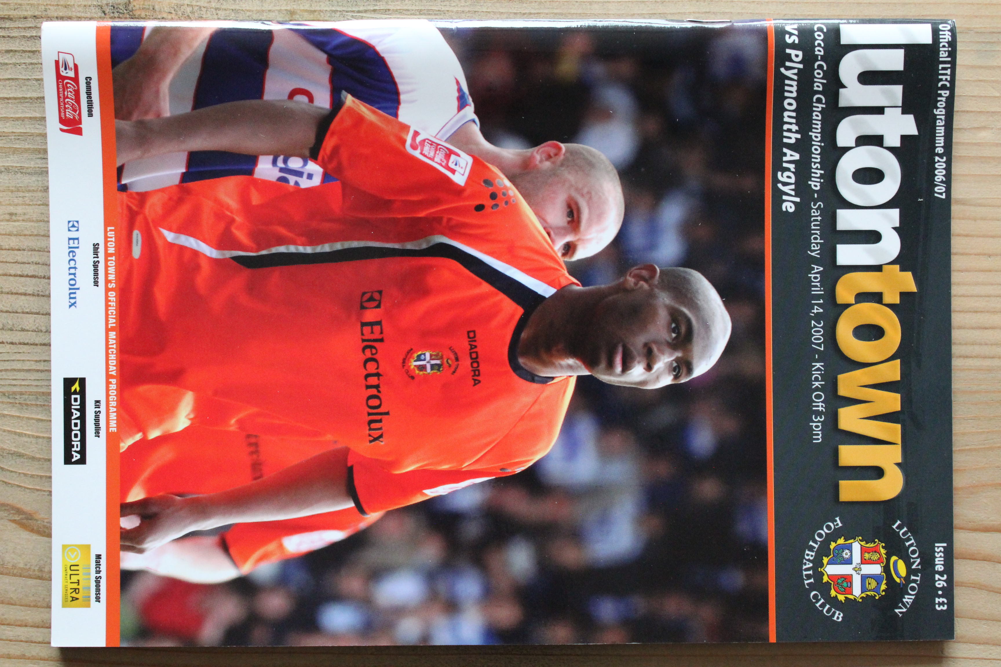 Luton Town FC v Plymouth Argyle FC