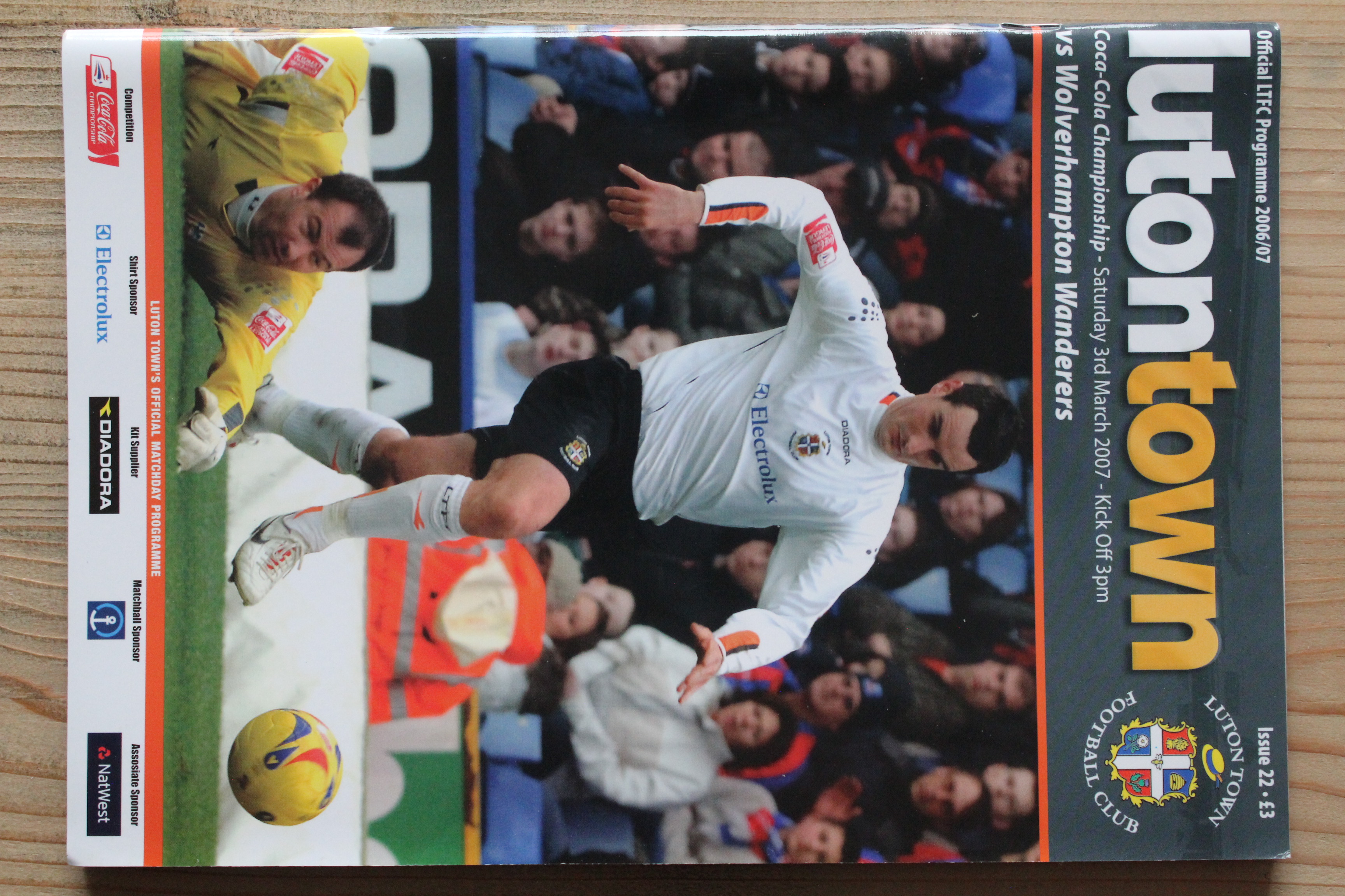 Luton Town FC v Wolverhampton Wanderers FC