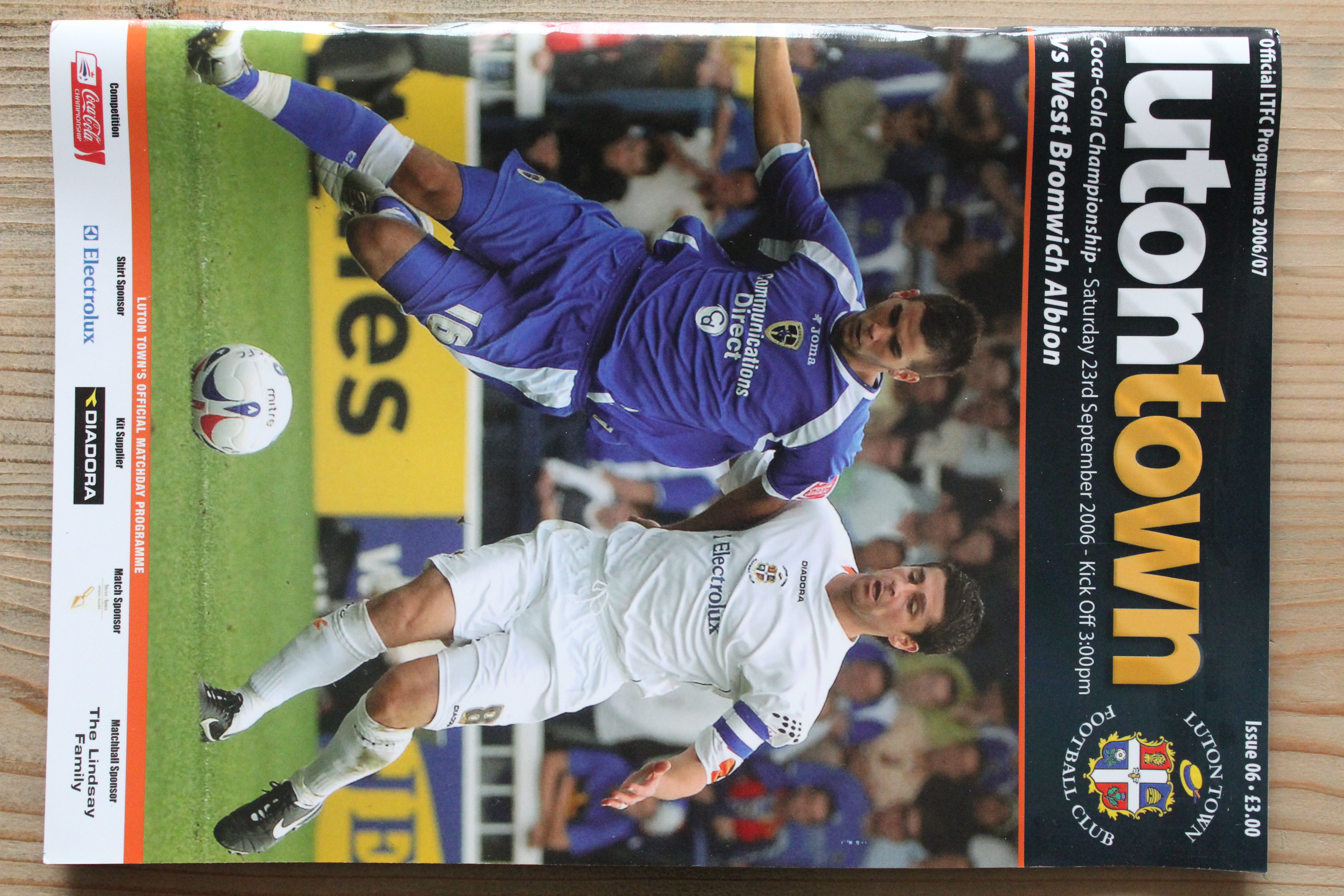 Luton Town FC v West Bromwich Albion FC 