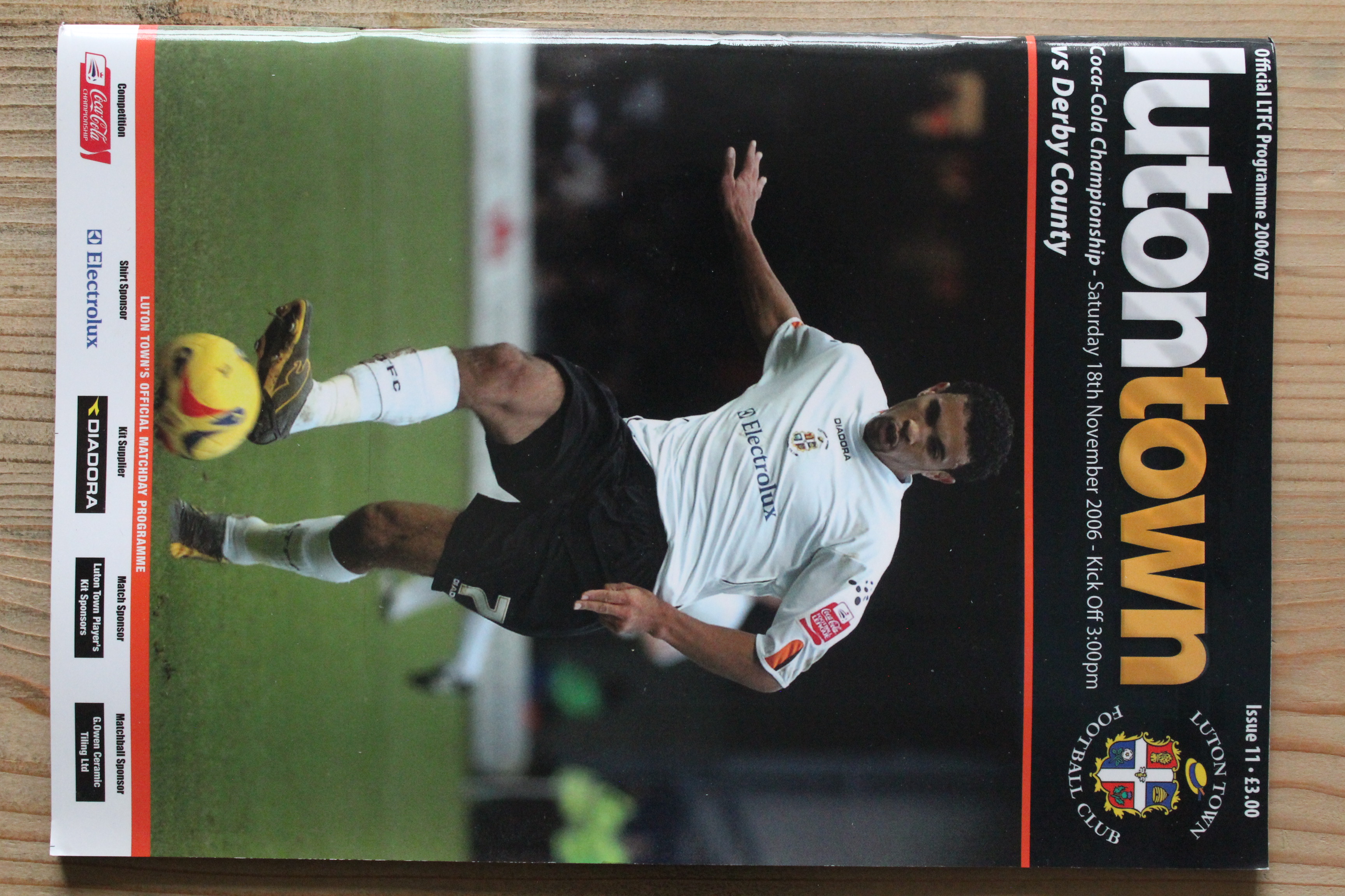 Luton Town FC v Derby County FC