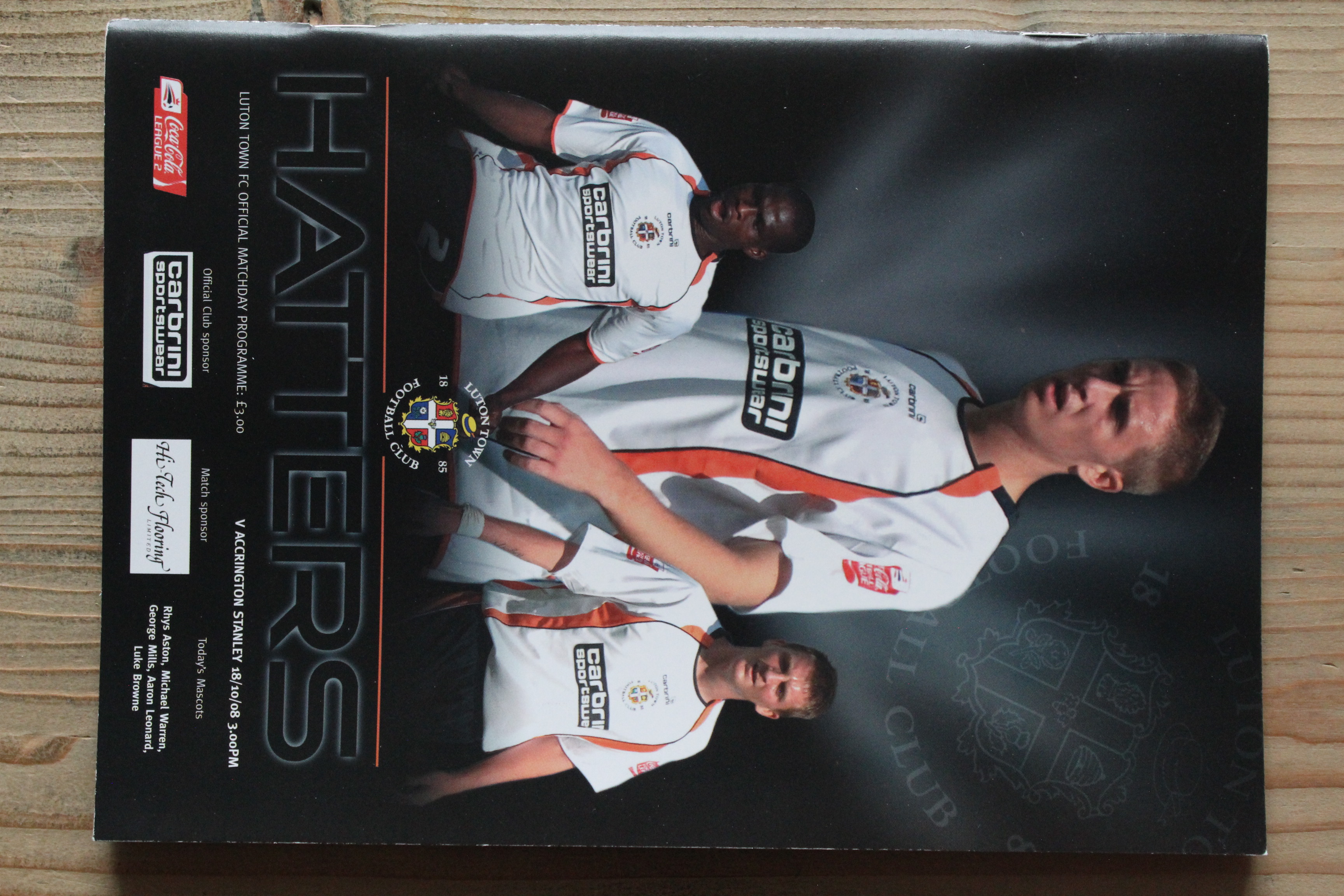 Luton Town FC v Accrington Stanley FC
