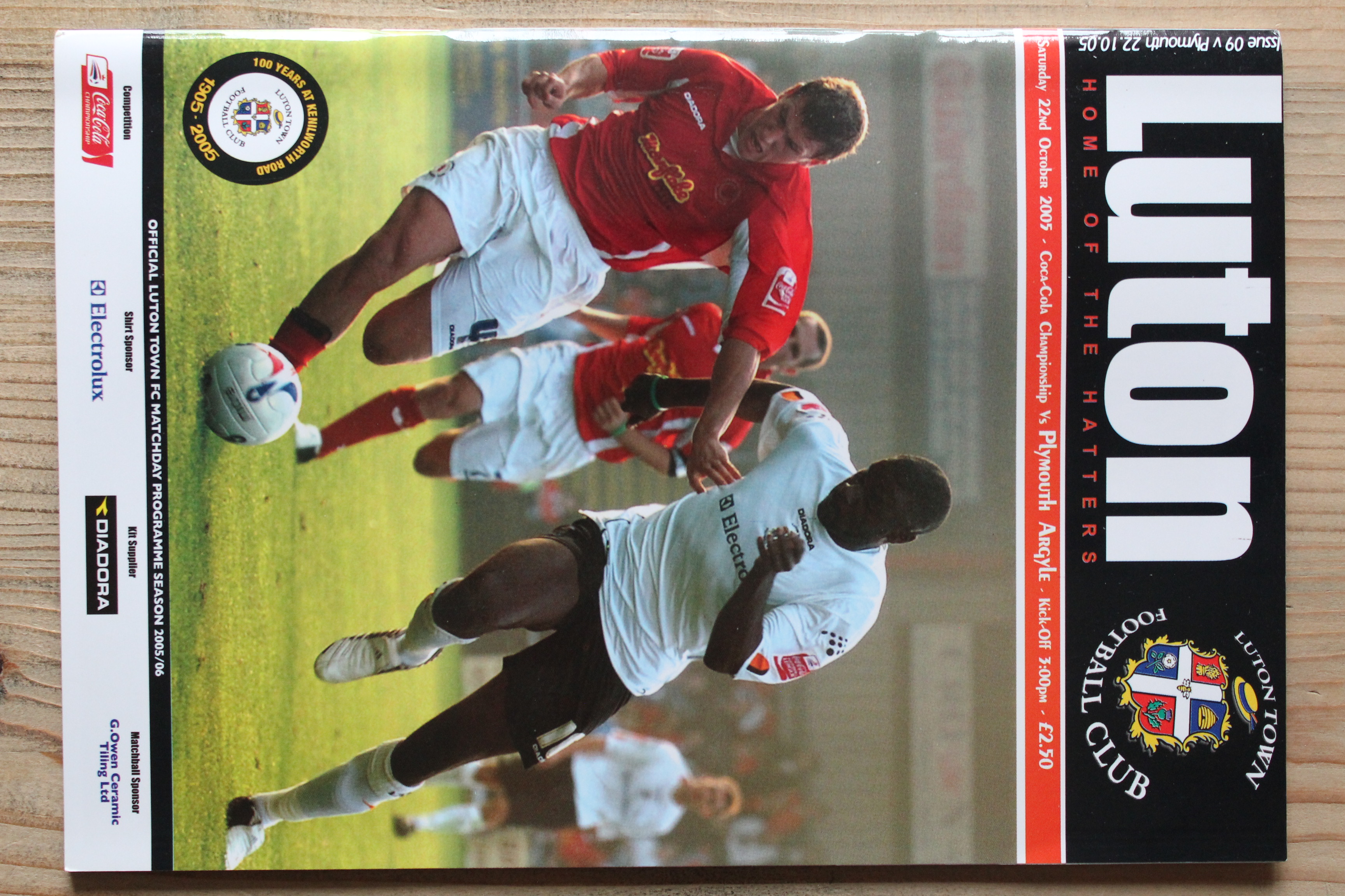 Luton Town FC v Plymouth Argyle FC