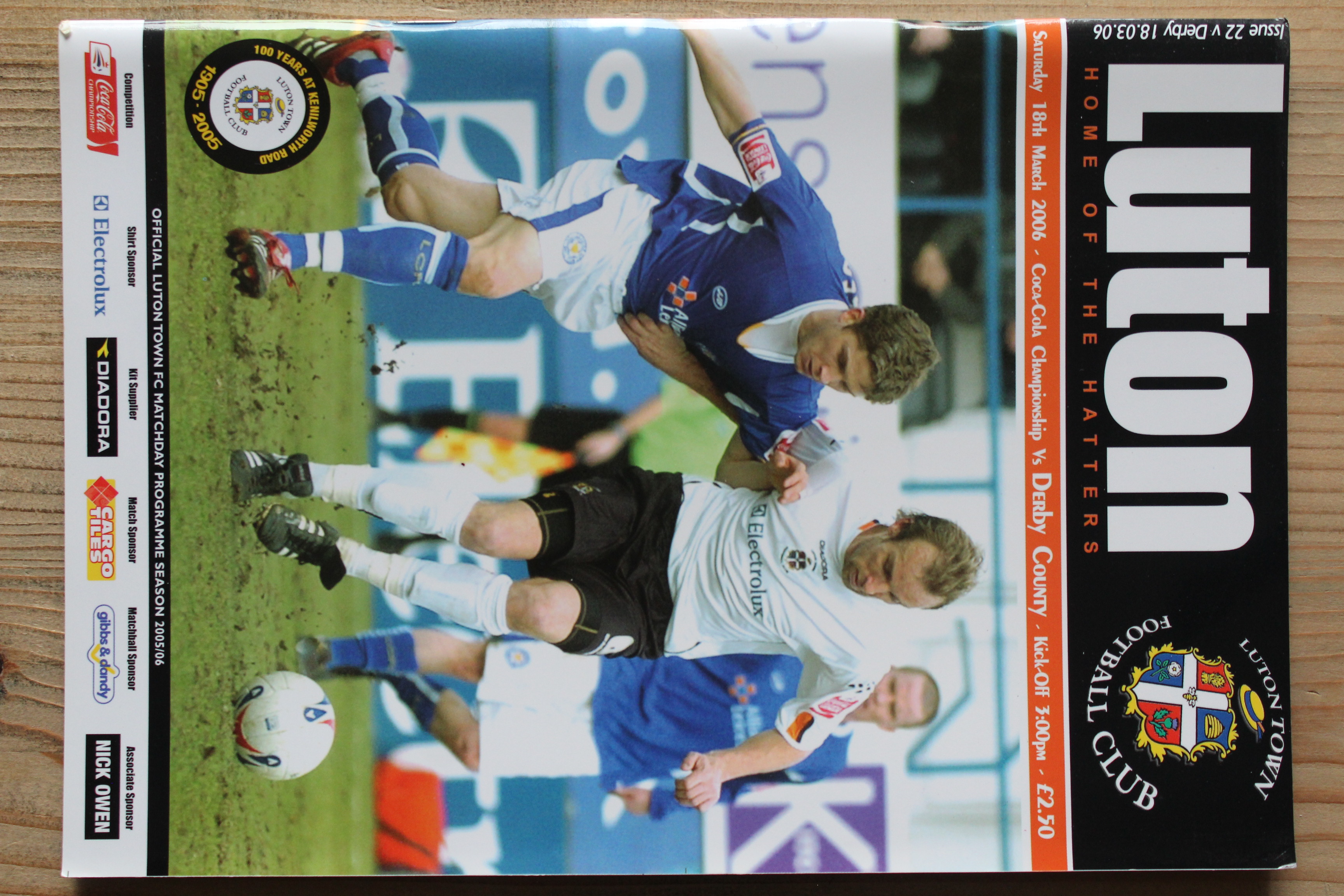Luton Town FC v Derby County FC