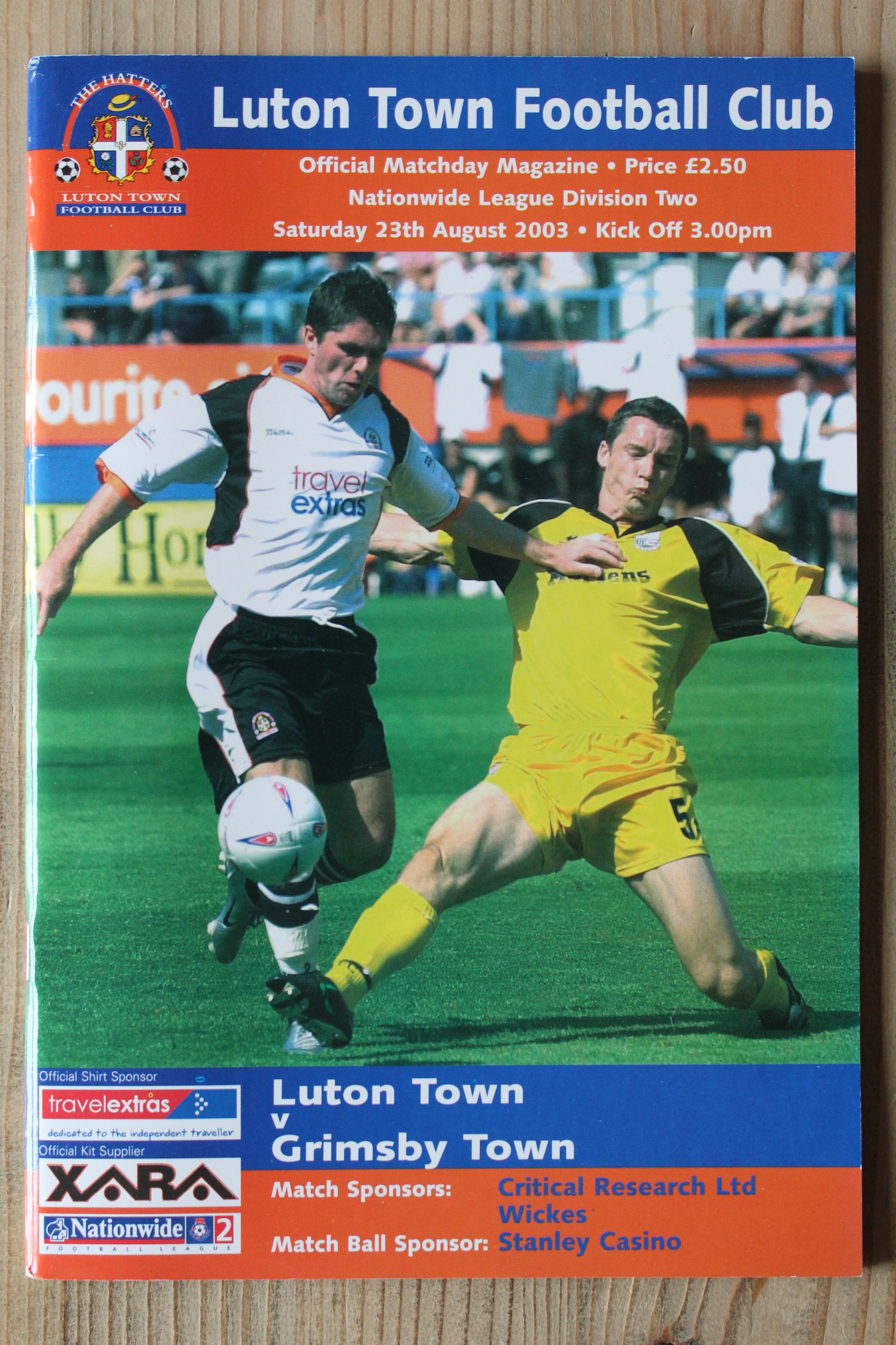 Luton Town FC v Grimsby Town FC