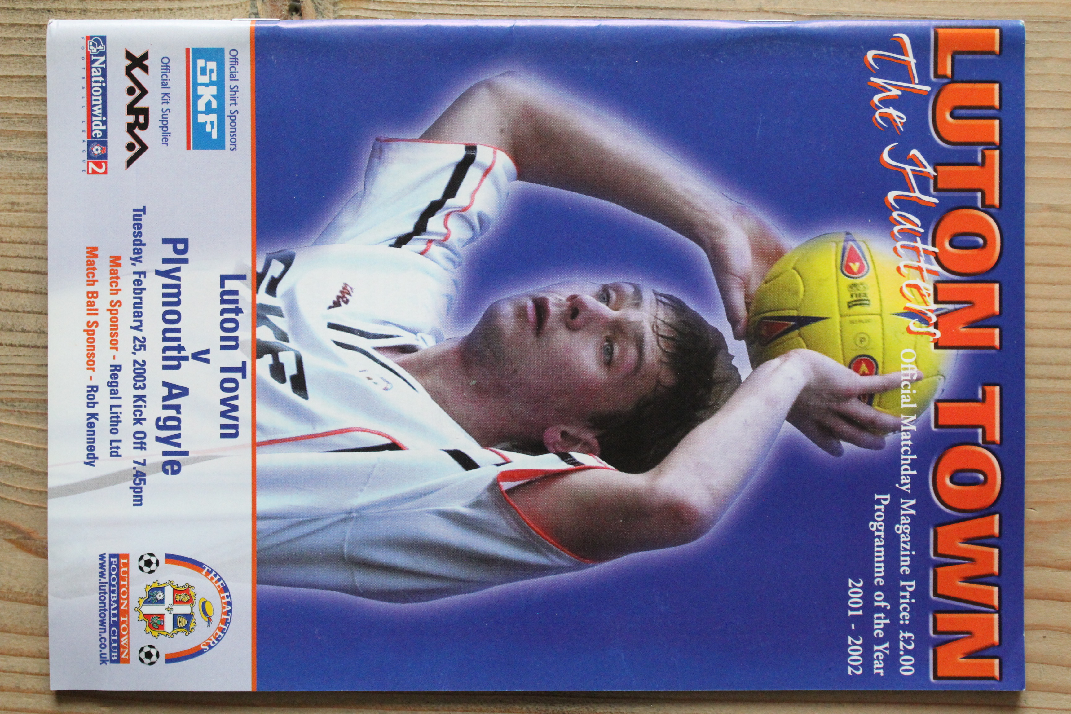 Luton Town FC v Plymouth Argyle FC