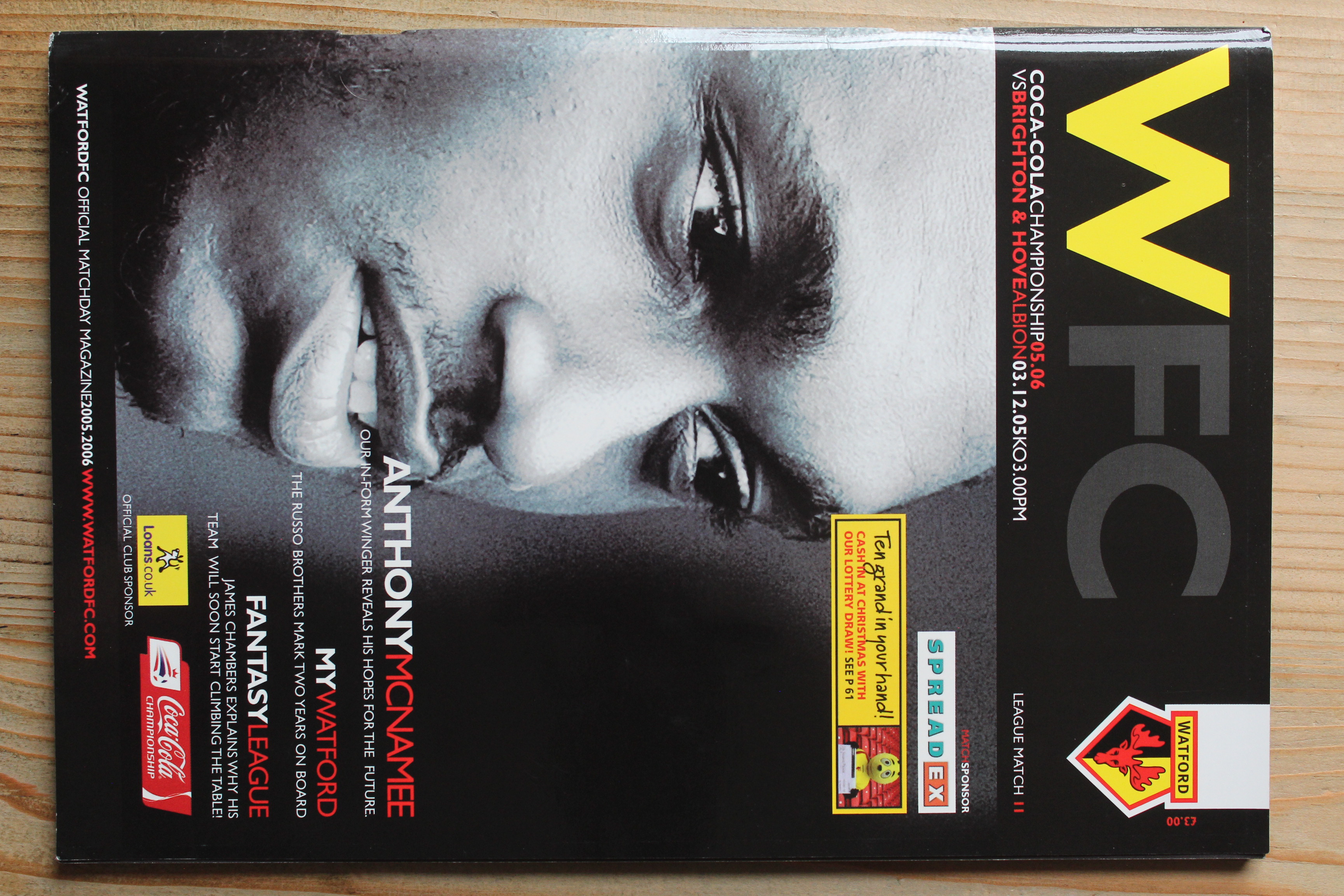 Watford FC v Brighton & Hove Albion FC