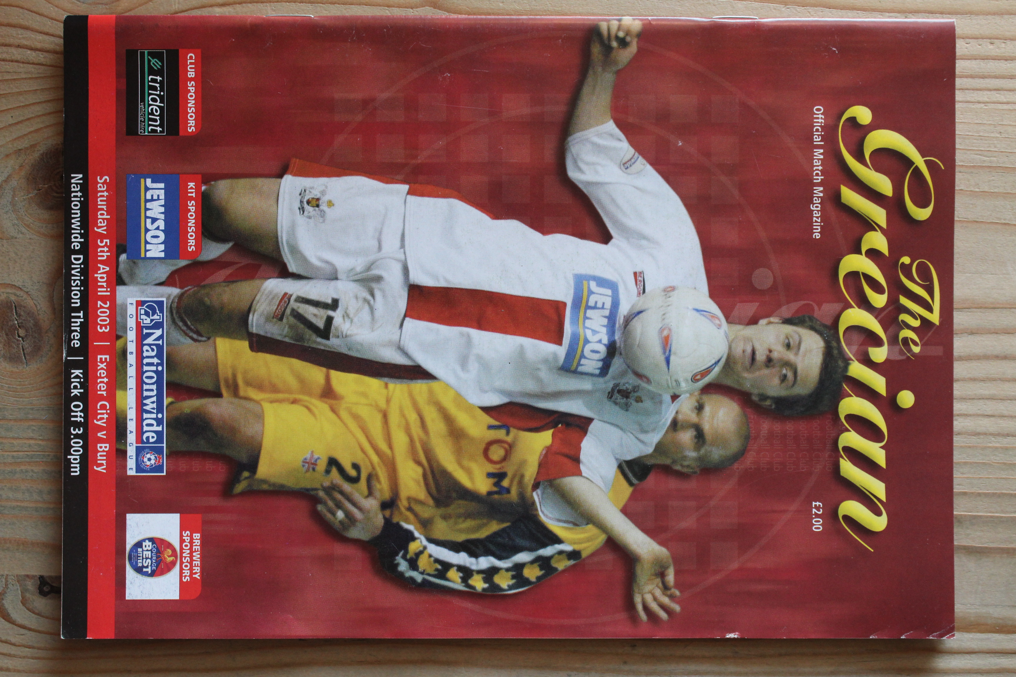 Exeter City FC v Bury FC