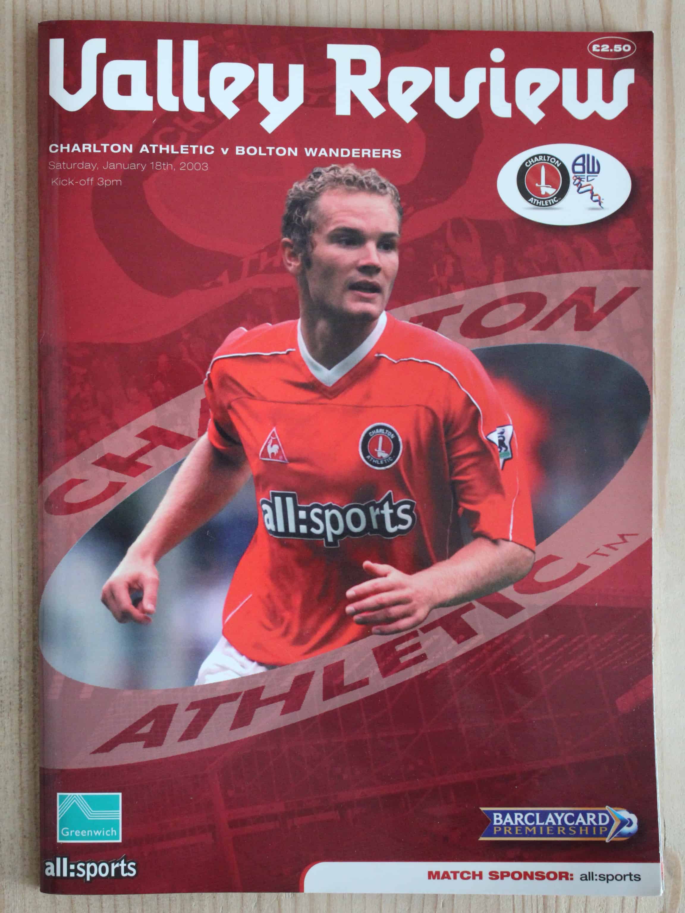 Charlton Athletic FC v Bolton Wanderers FC