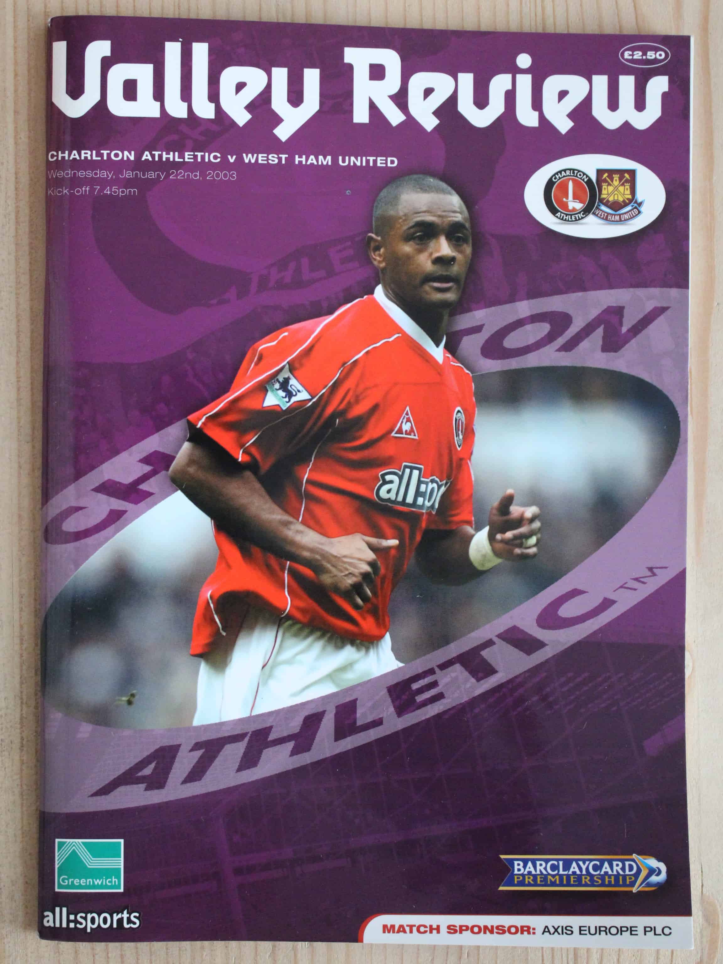 Charlton Athletic FC v West Ham United FC