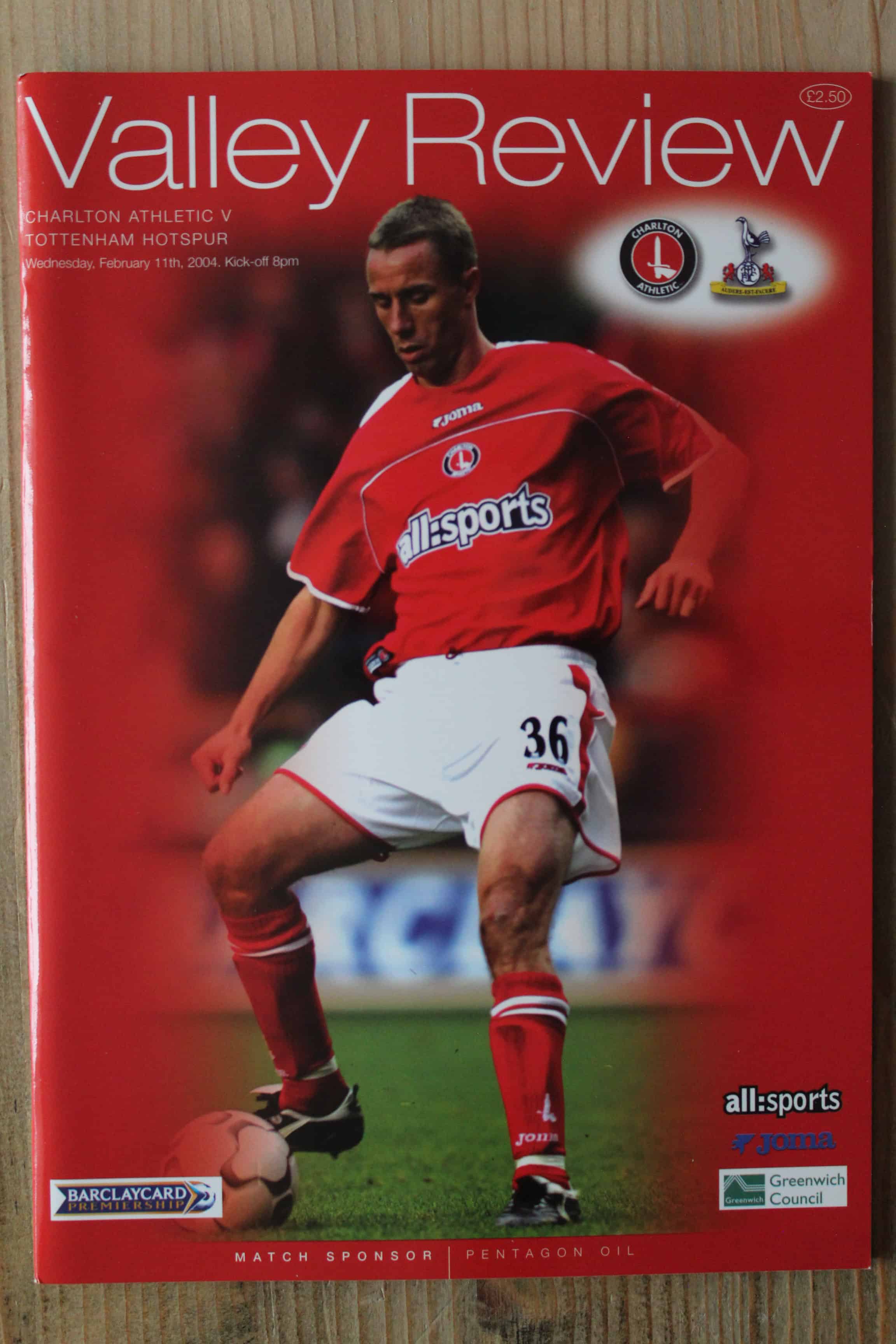 Charlton Athletic FC v Tottenham Hotspur FC