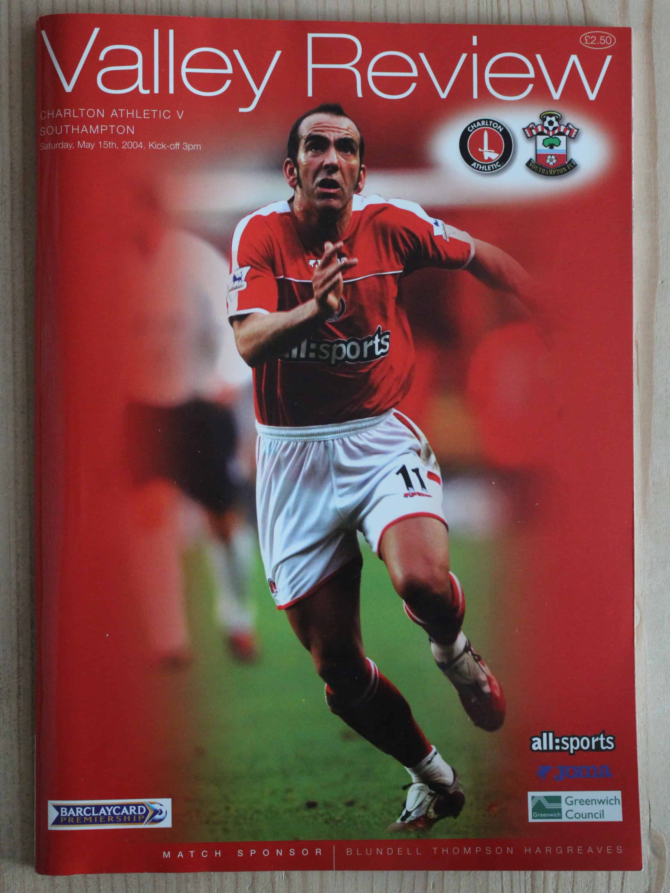 Charlton Athletic FC v Southampton FC