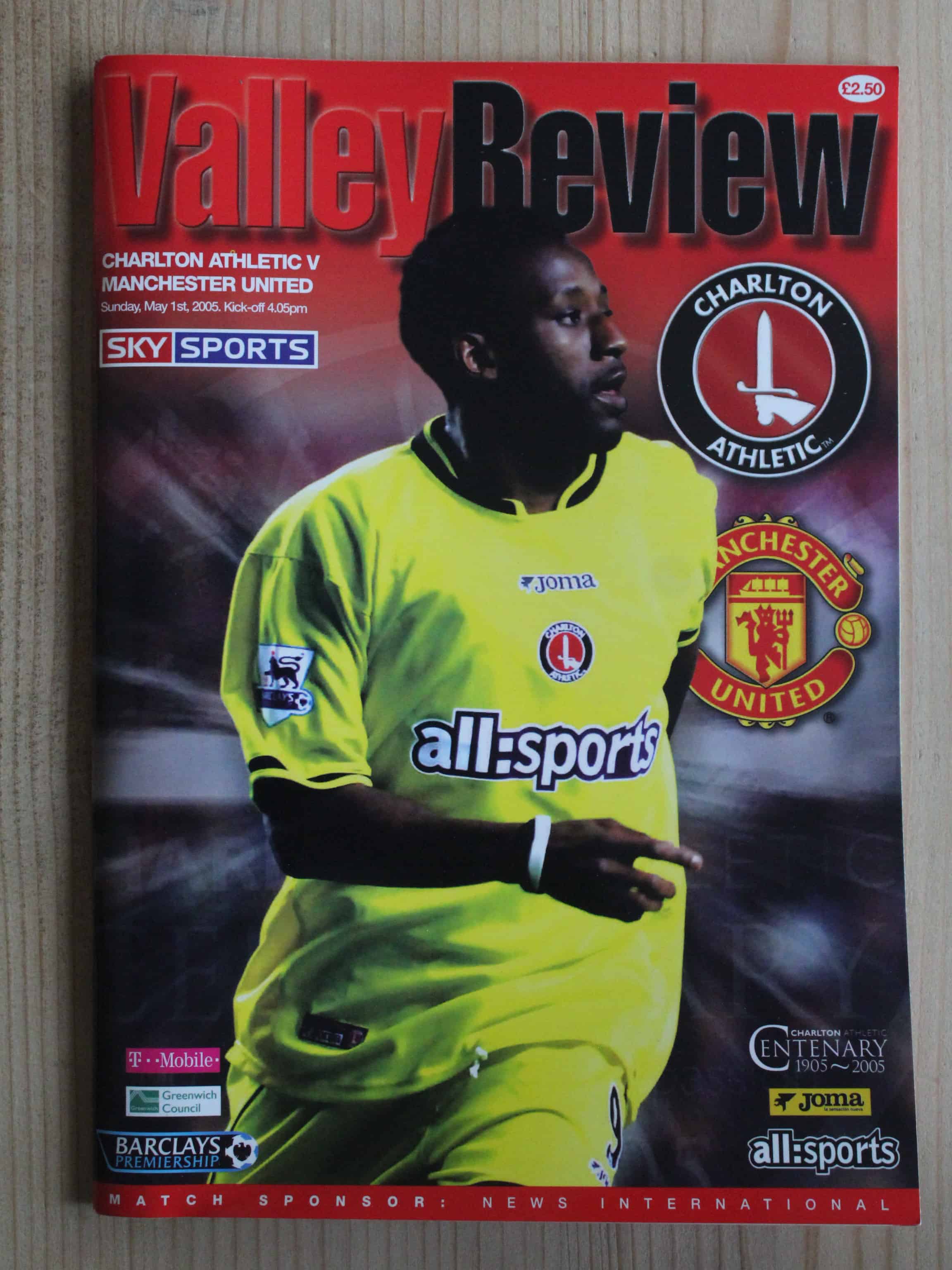 Charlton Athletic FC v Manchester United FC