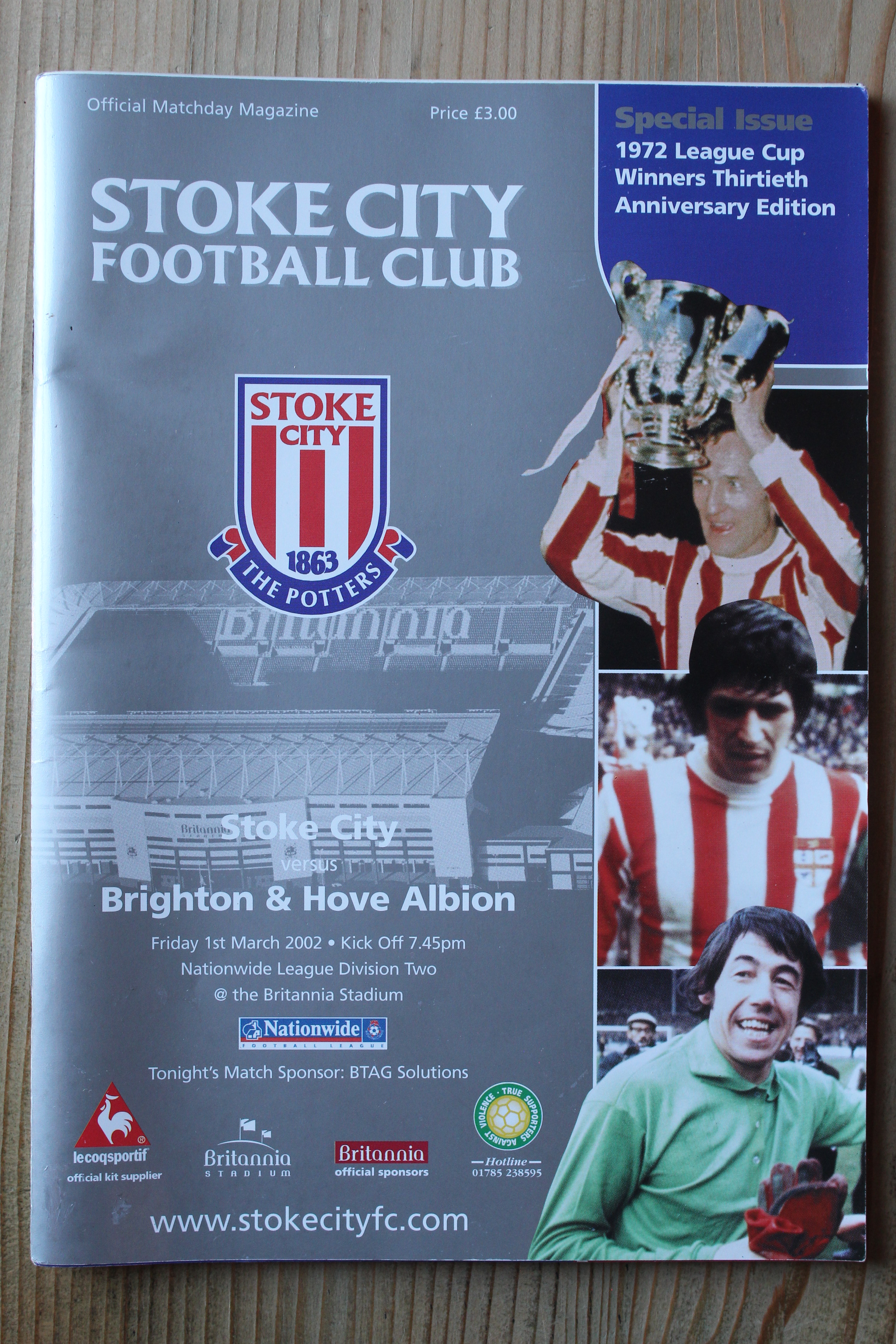Stoke City FC v Brighton & Hove Albion FC