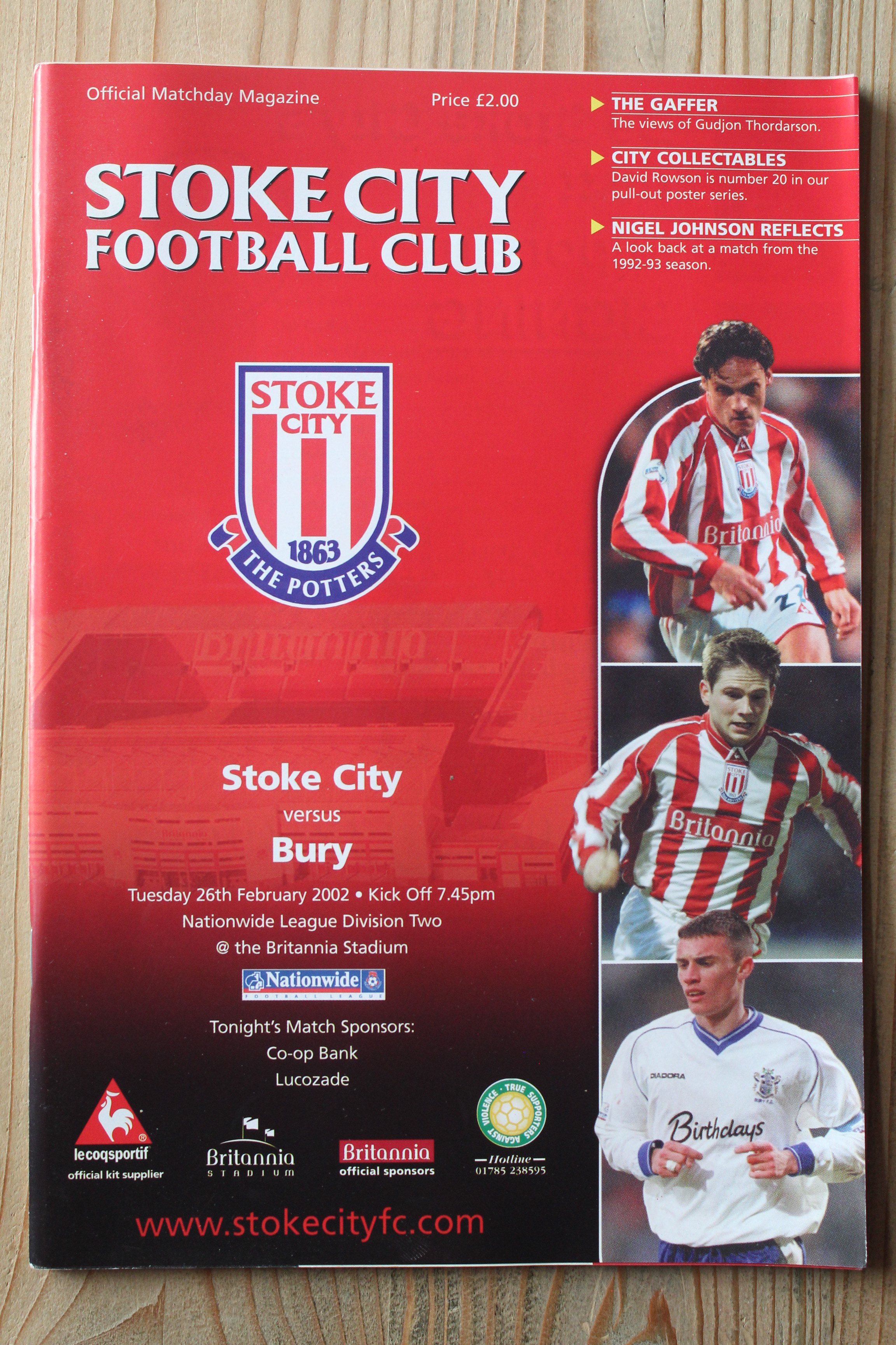 Stoke City FC v Bury FC