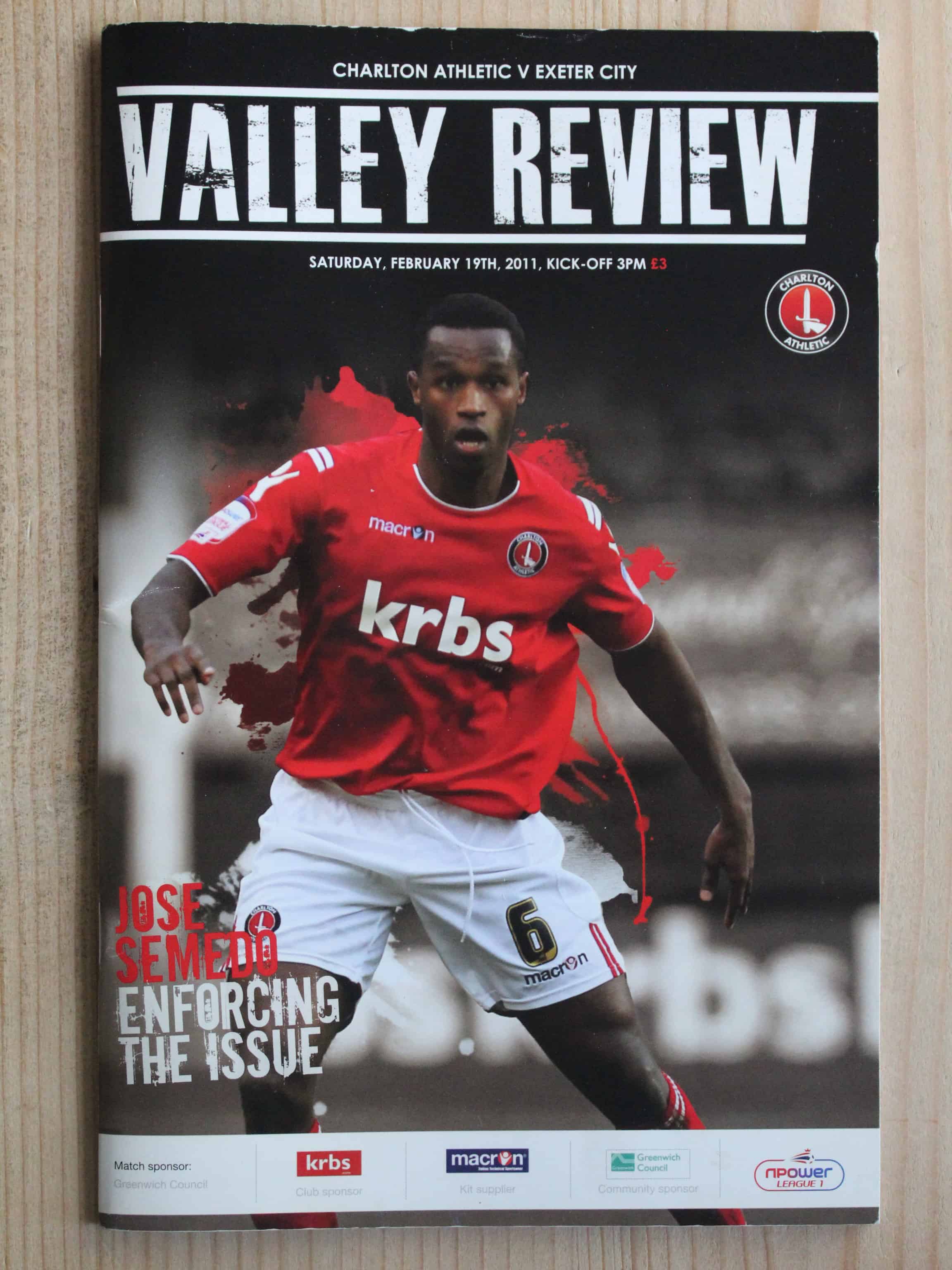 Charlton Athletic FC v Exeter City FC