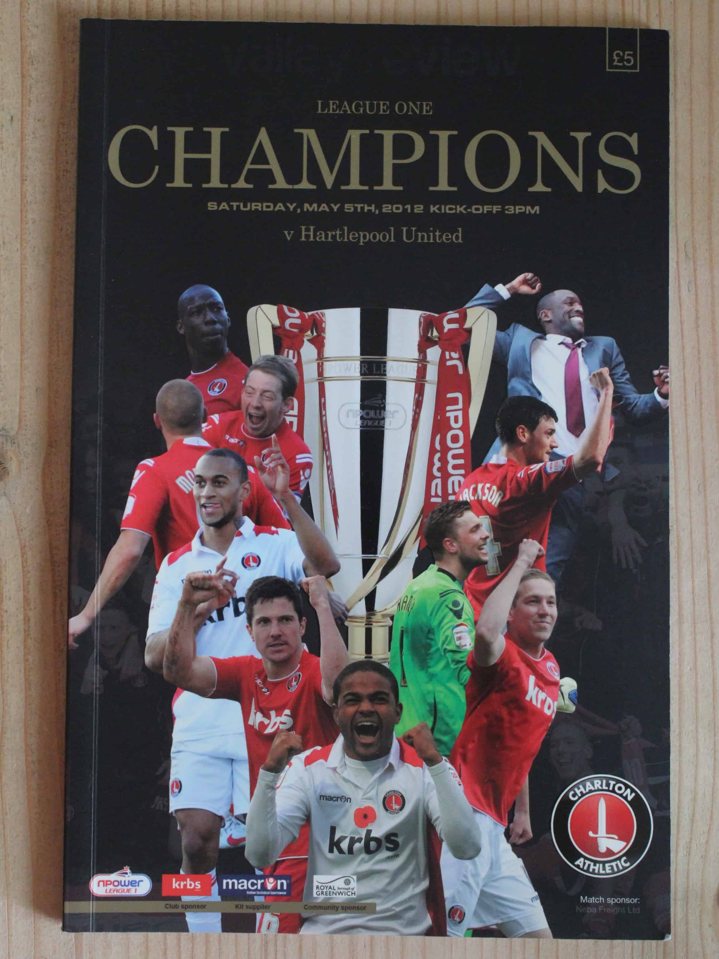 Charlton Athletic FC v Hartlepool United