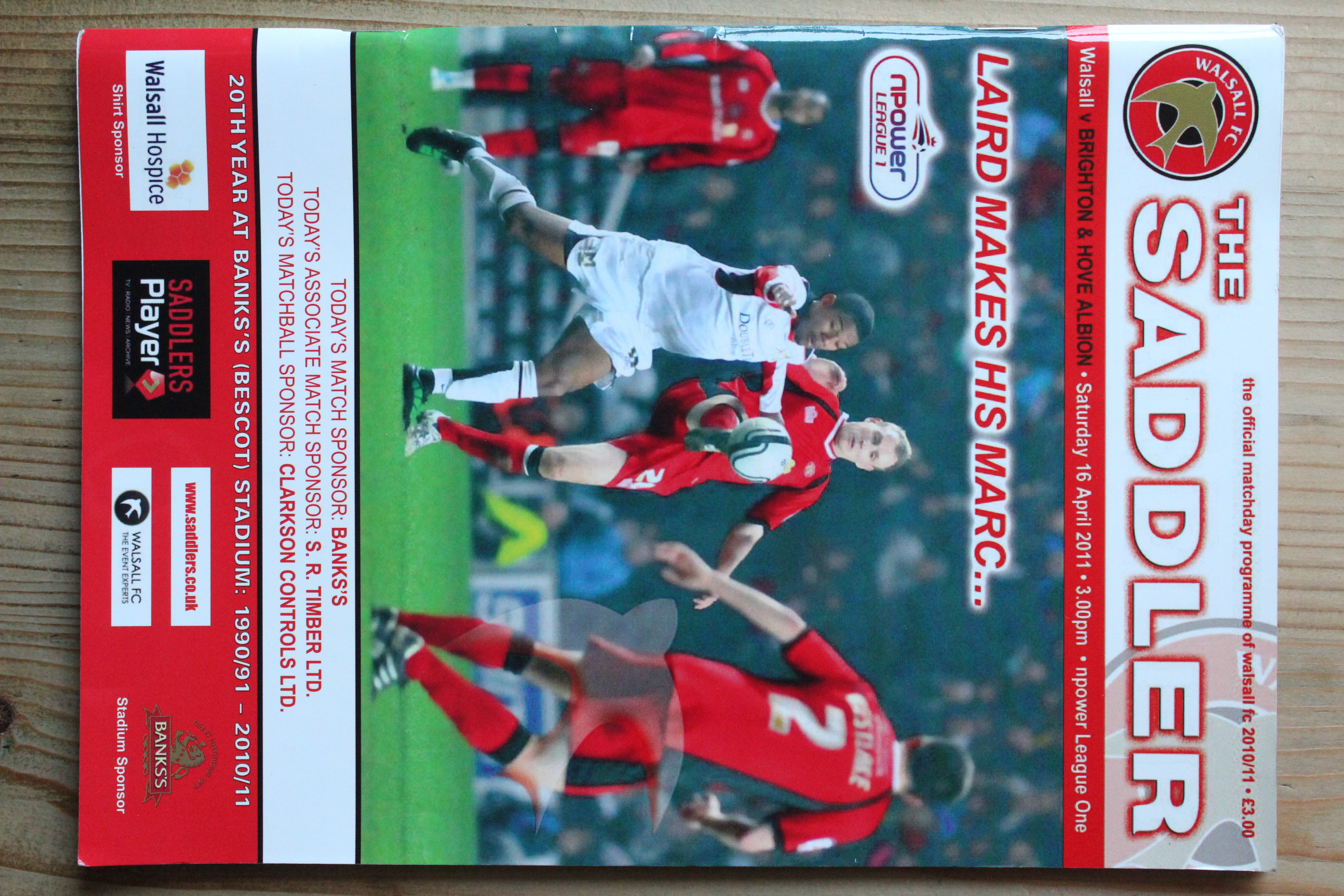 Walsall FC v Brighton & Hove Albion FC
