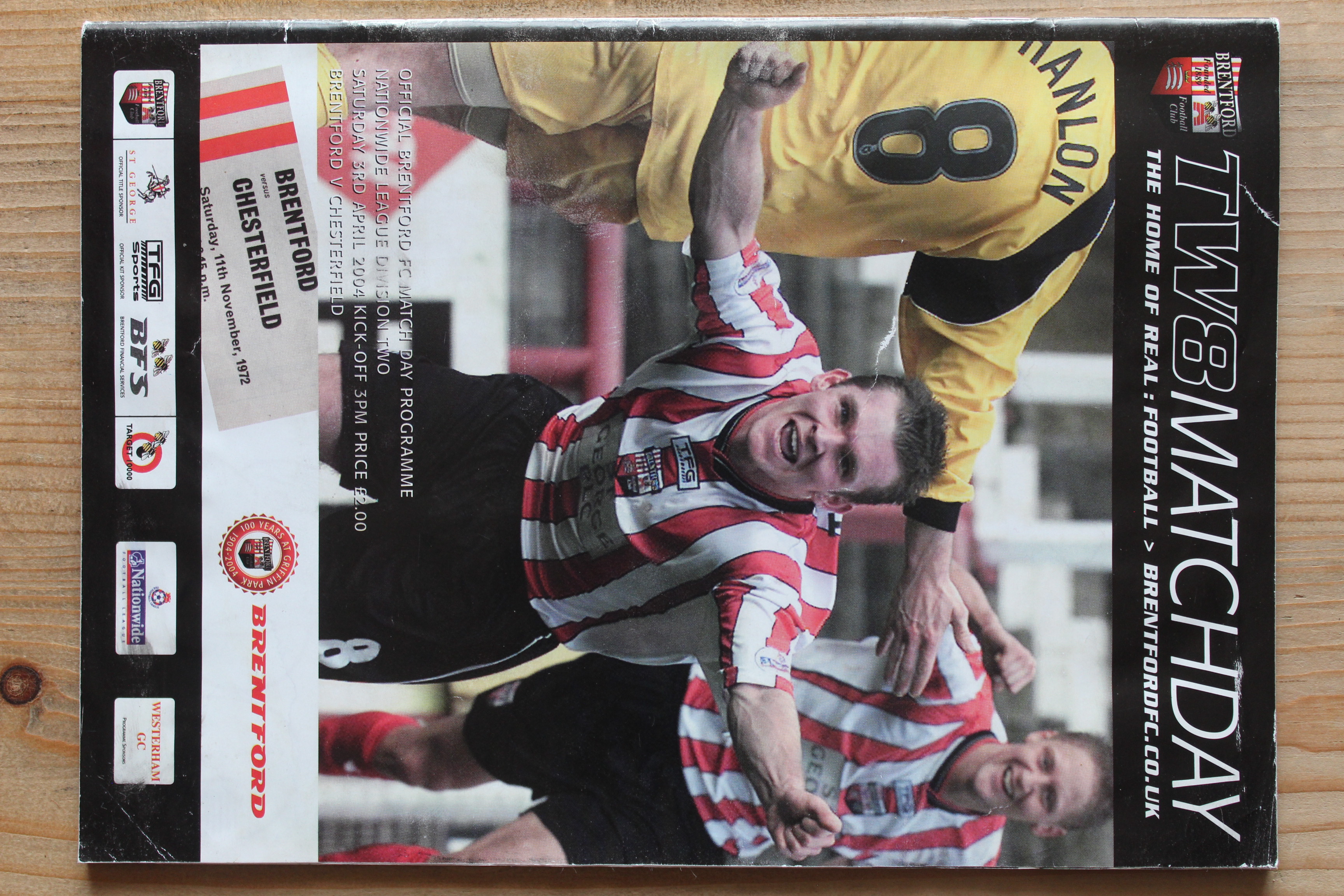 Brentford FC v Chesterfield FC