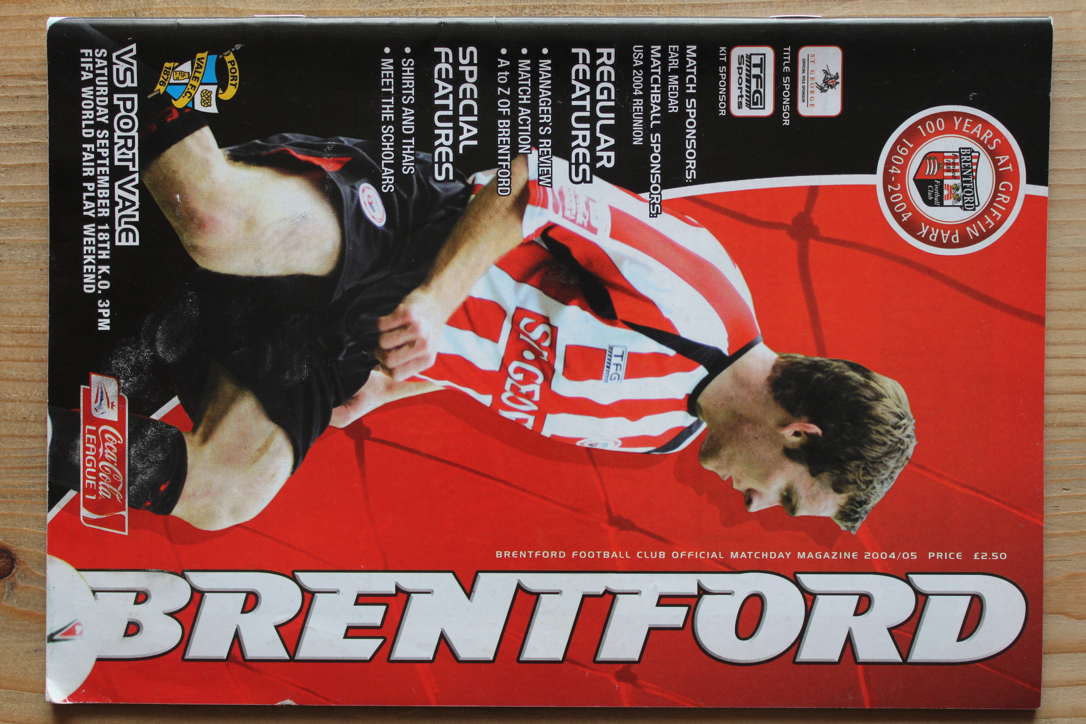 Brentford FC v Port Vale FC
