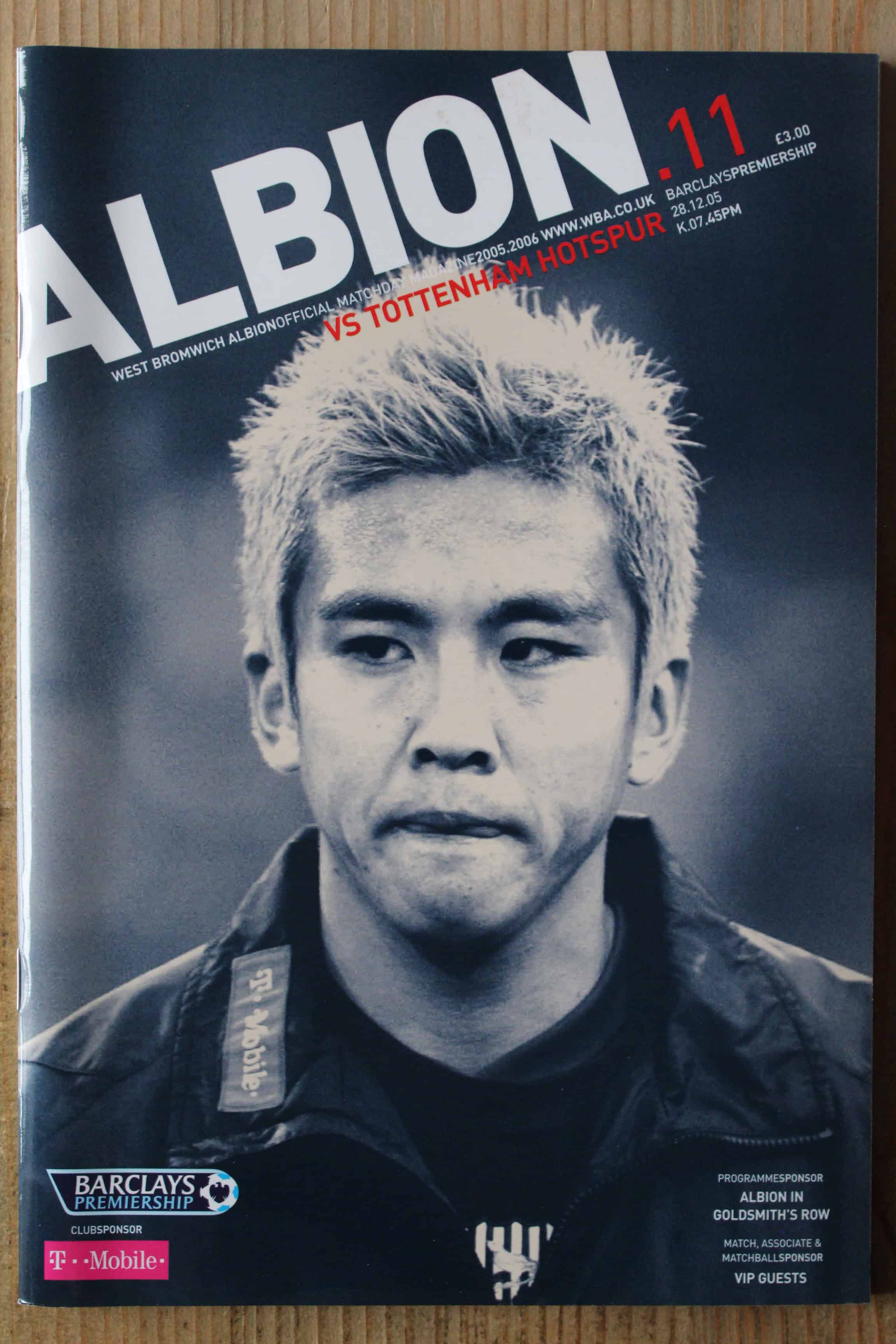 West Bromwich Albion FC  v Tottenham Hotspur FC