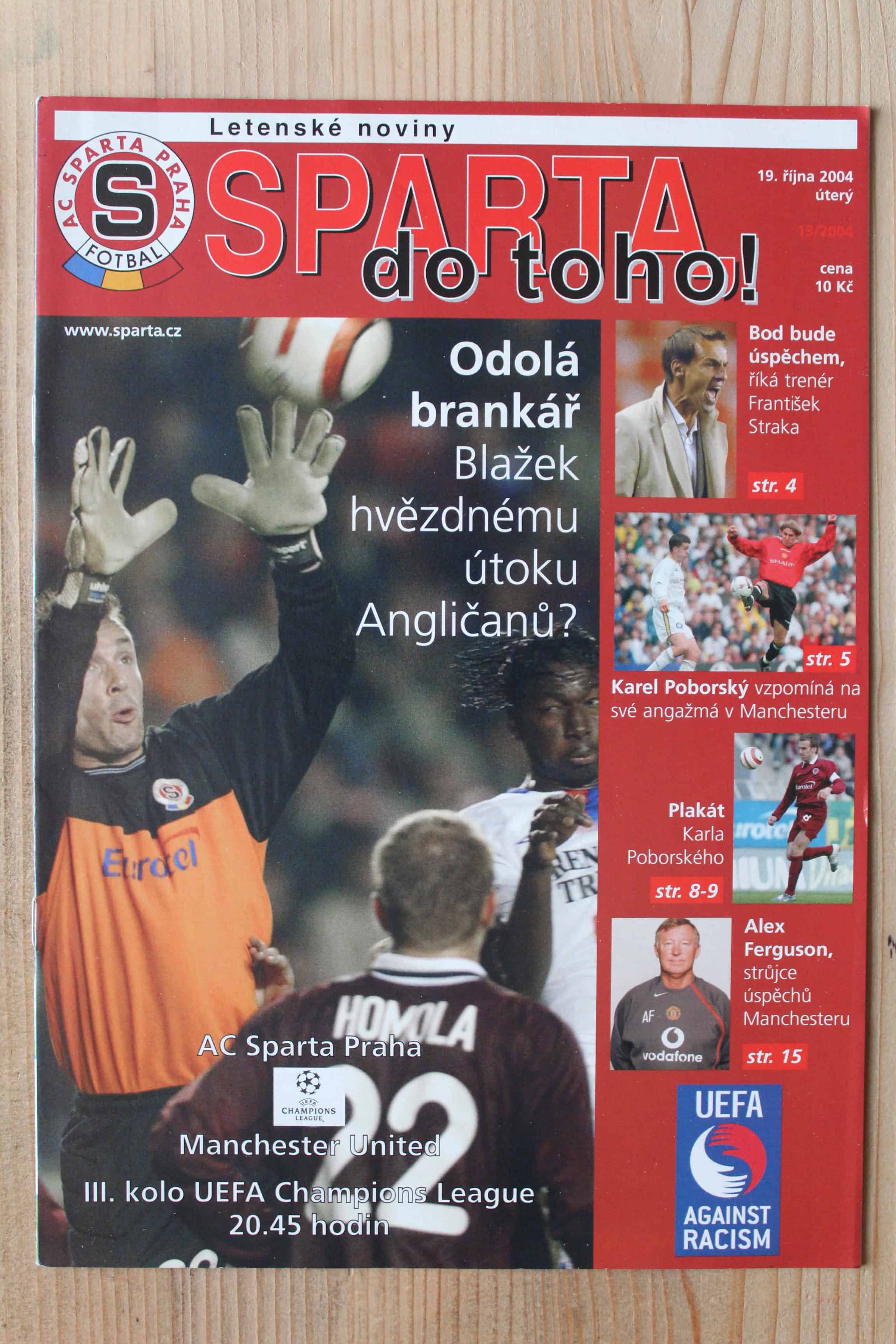 Sparta Prague v Manchester United FC