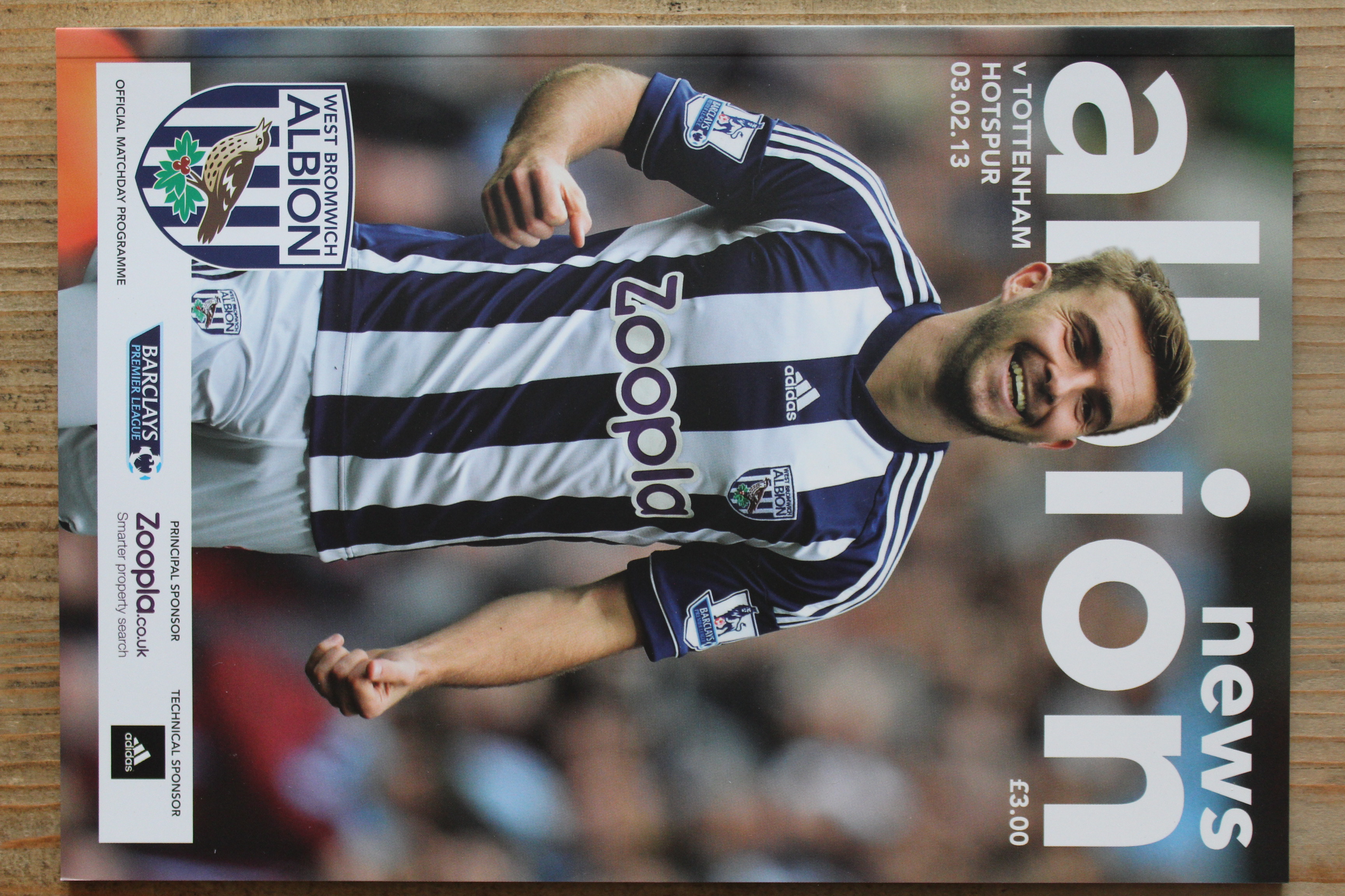 West Bromwich Albion FC  v Tottenham Hotspur FC