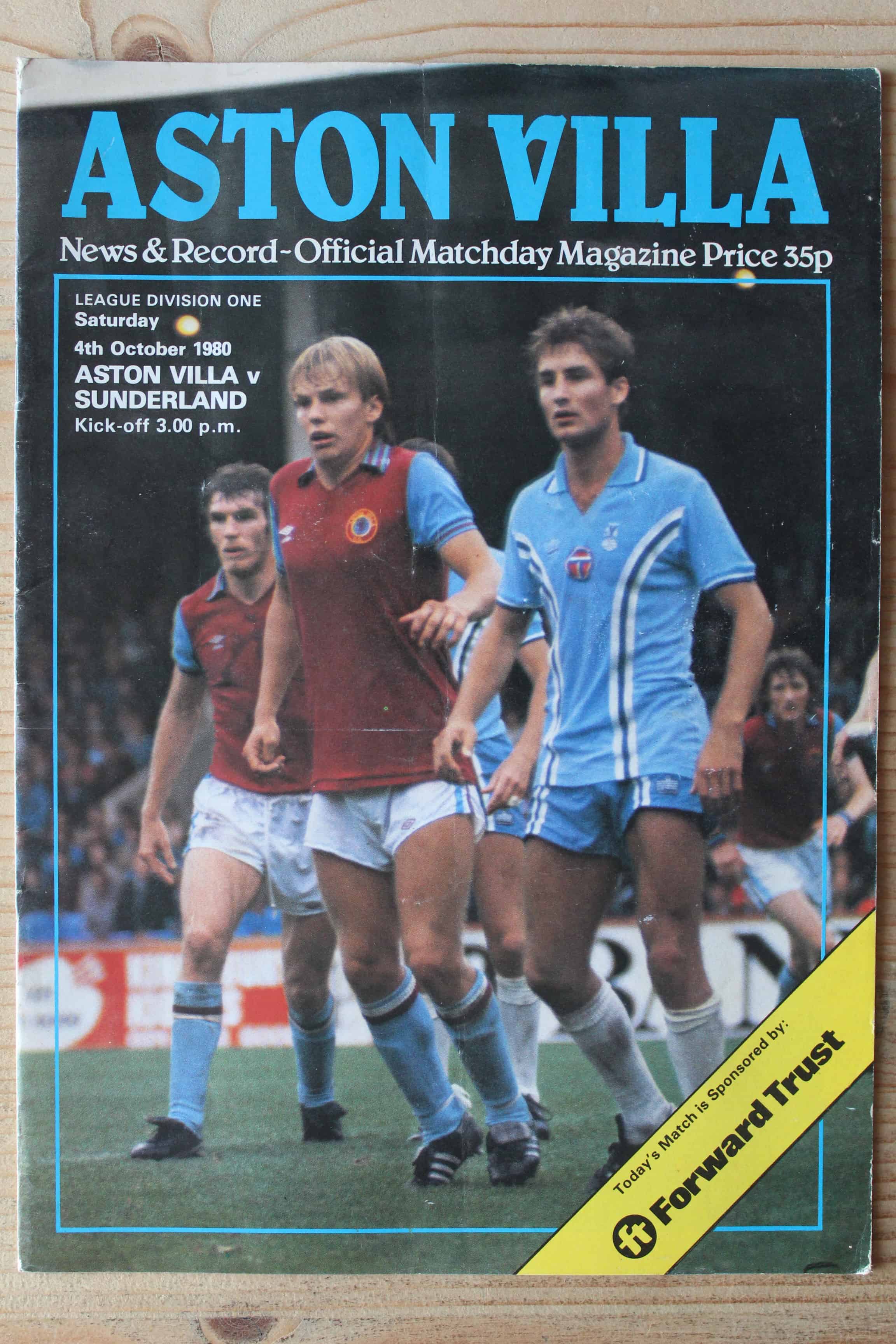 Aston Villa FC v Sunderland FC