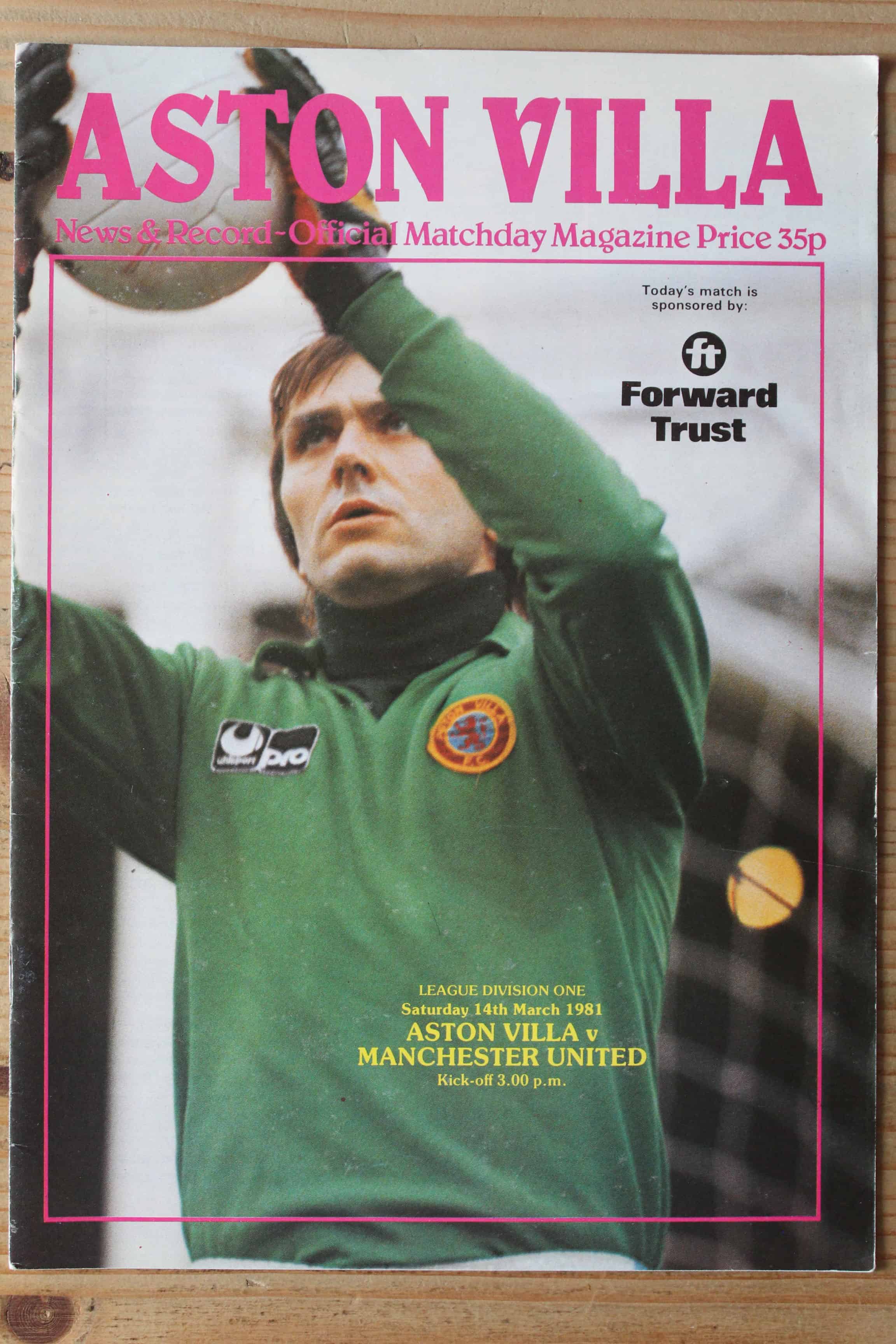 Aston Villa FC v Manchester United FC